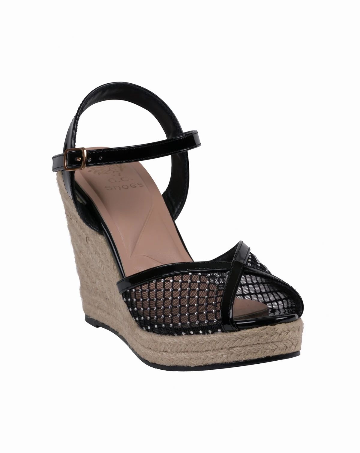 Women's Mila Embellished Espadrille Wedge Sandals