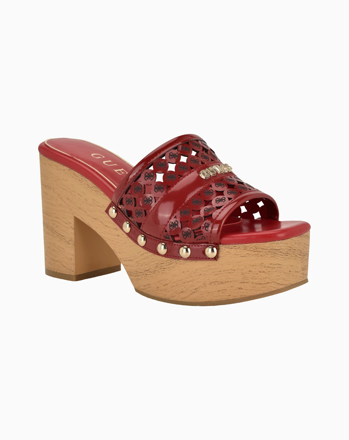 Women's Quill Wooden Platform Block Heel Sandals
