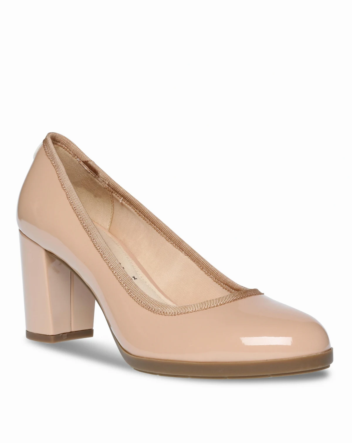 Women's Castana Round Toe Block Heel Pumps
