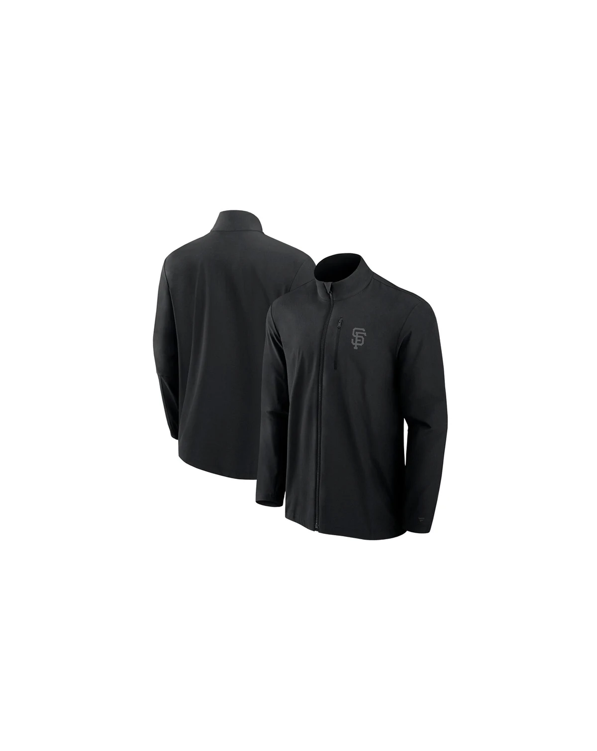 Men's Black San Francisco Giants Front Office Woven Full-Zip Jacket