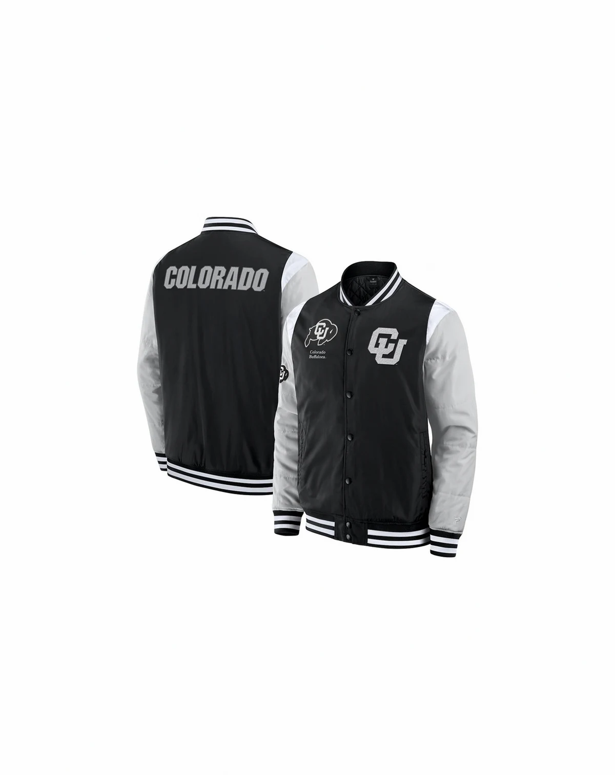 Men's Black Colorado Buffaloes Elements Elite Full-Snap Jacket