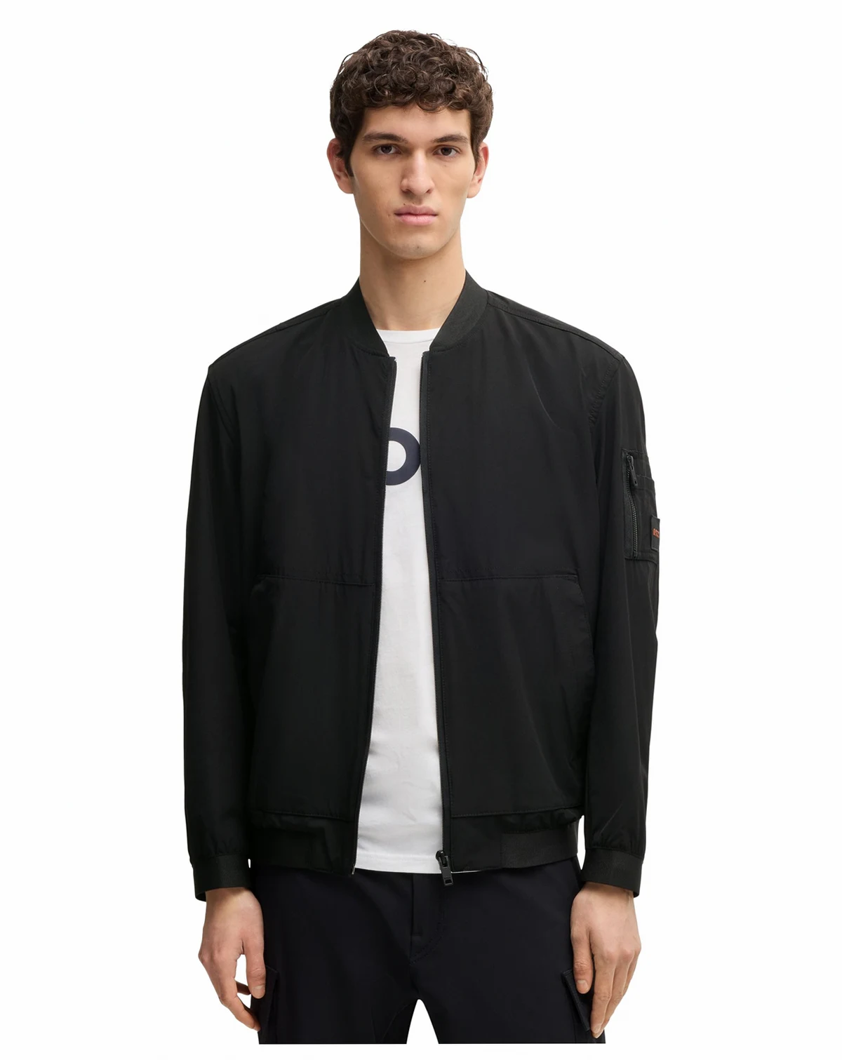 Men's Four-Way Stretch Softshell Bomber Jacket