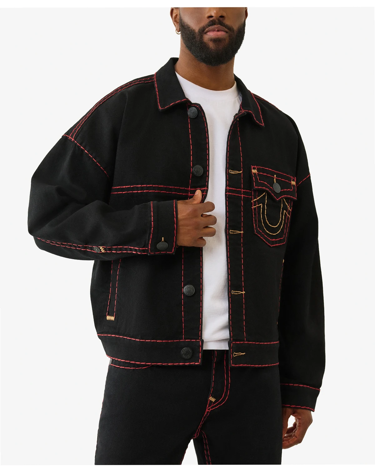 Men's Super T Boxy Crop Denim Jacket