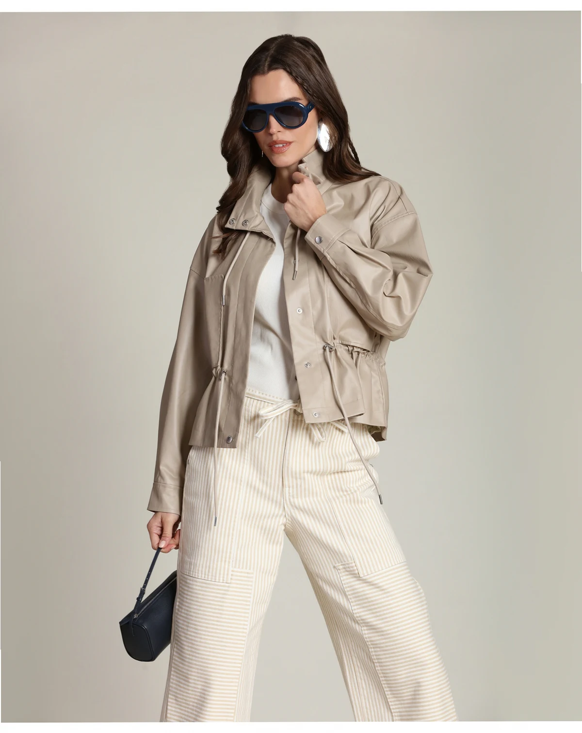 Women's Blouson Snap Jacket