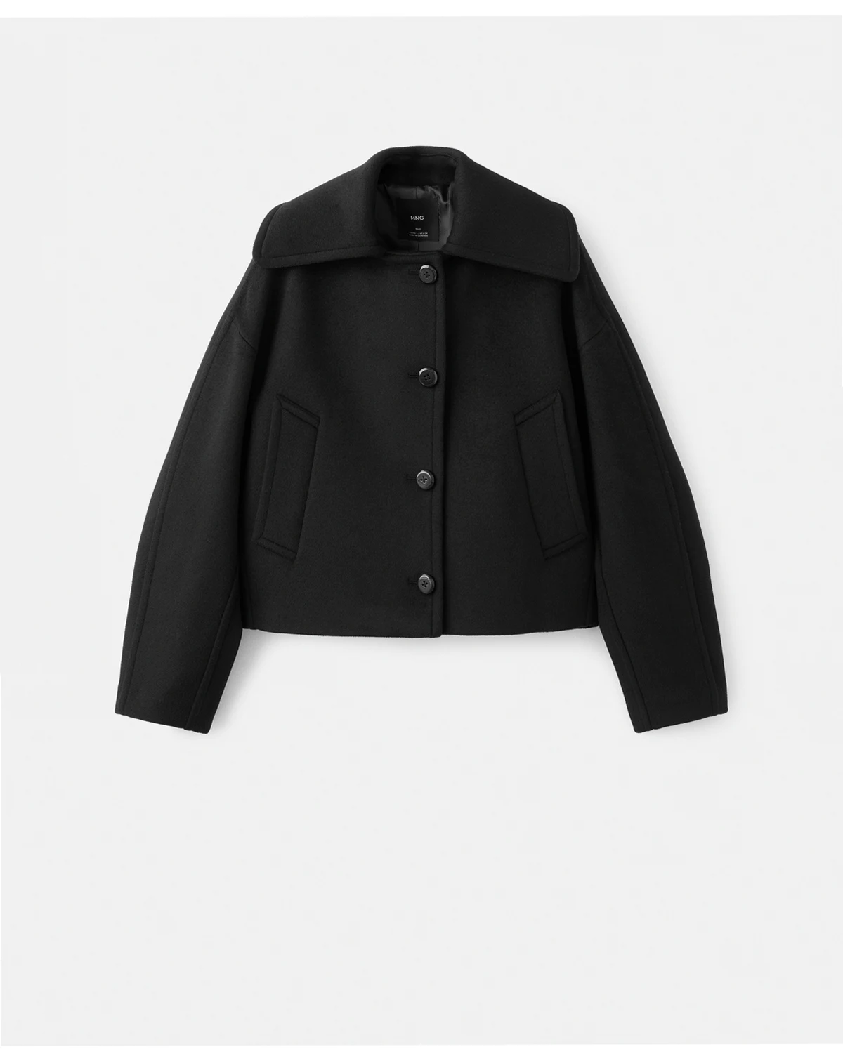 Women's Shirt Collar Wool Jacket