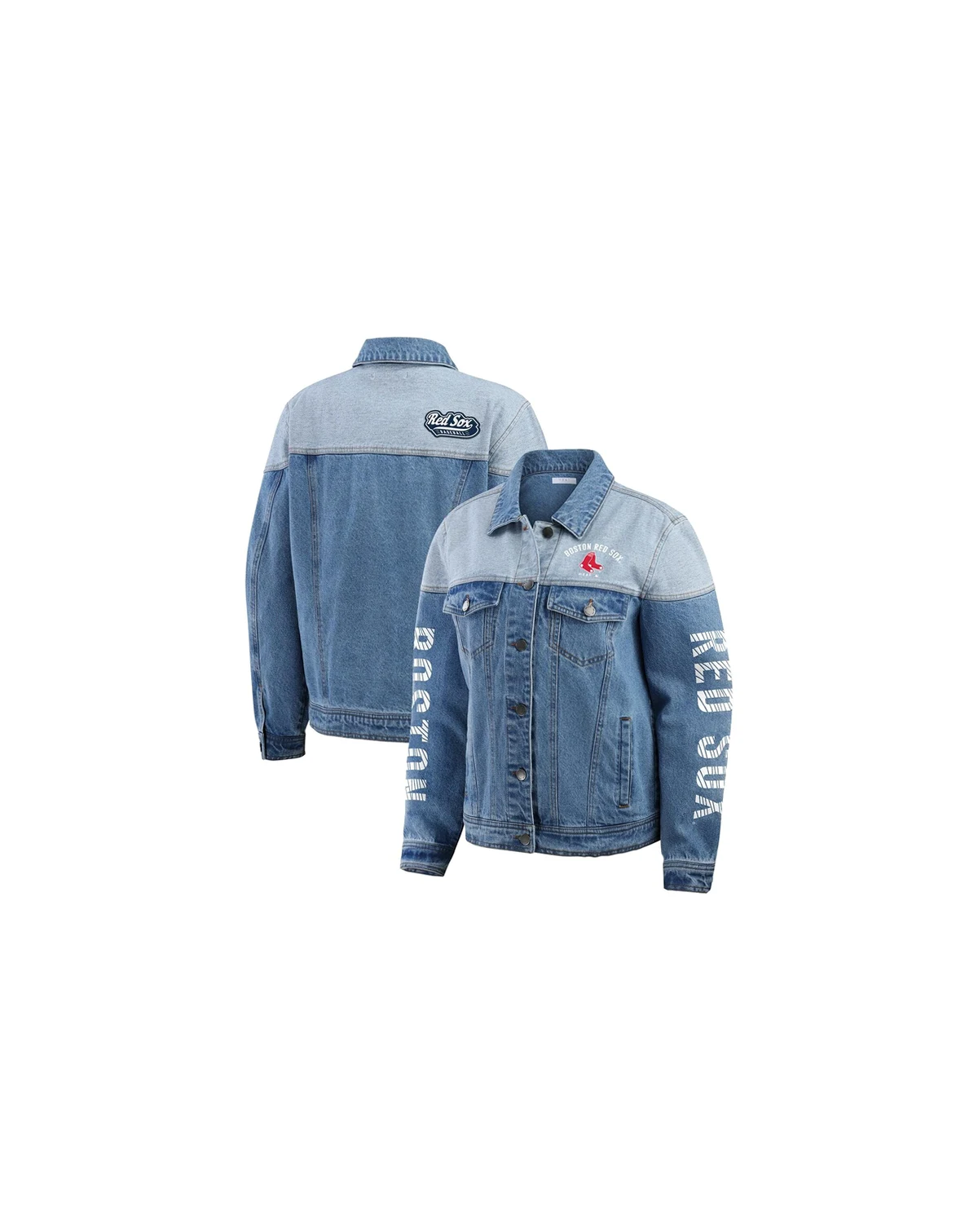 Women's Boston Red Sox Full-Button Denim Jacket