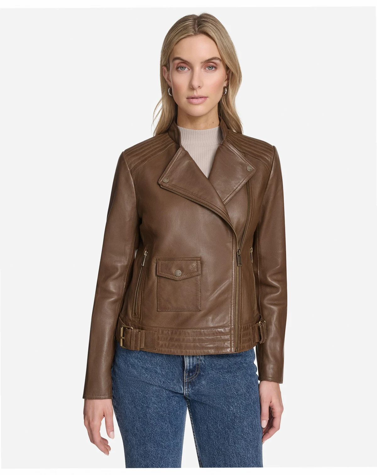 Women's Frankie Moto Leather Jacket