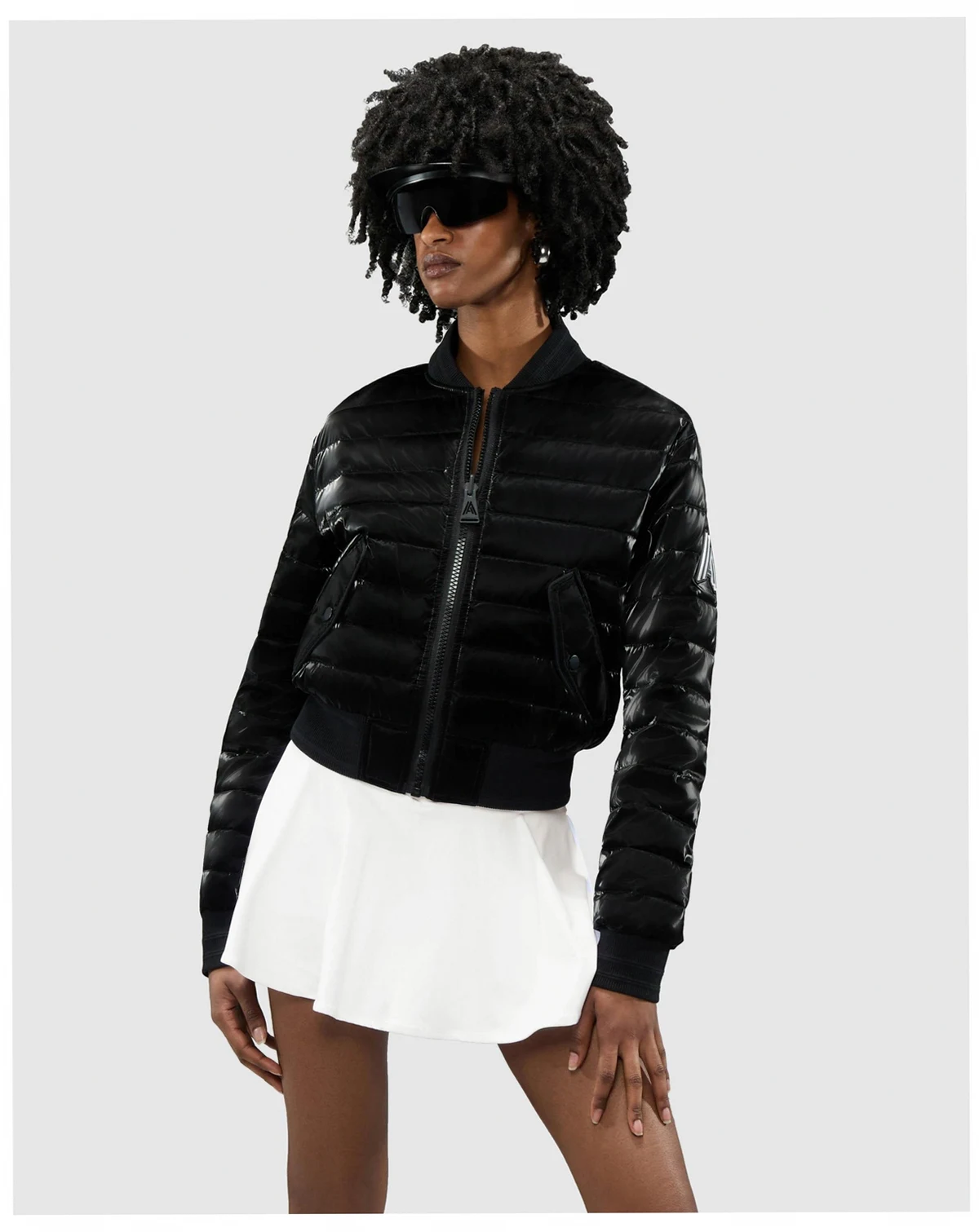 Women's Cluza Reversable Quilted Bomber Jacket