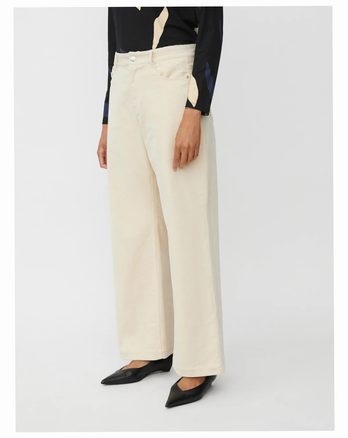 Women's Wide Leg Velvet Pants