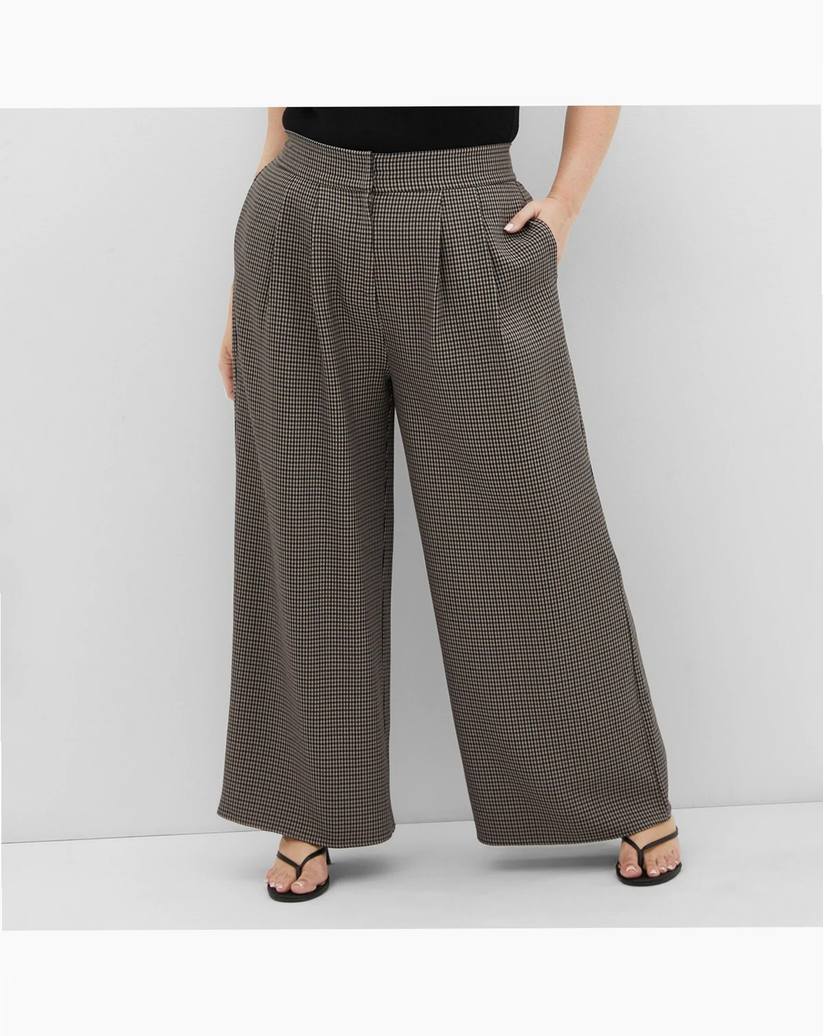 Plus Size Tiana Plaid Pant