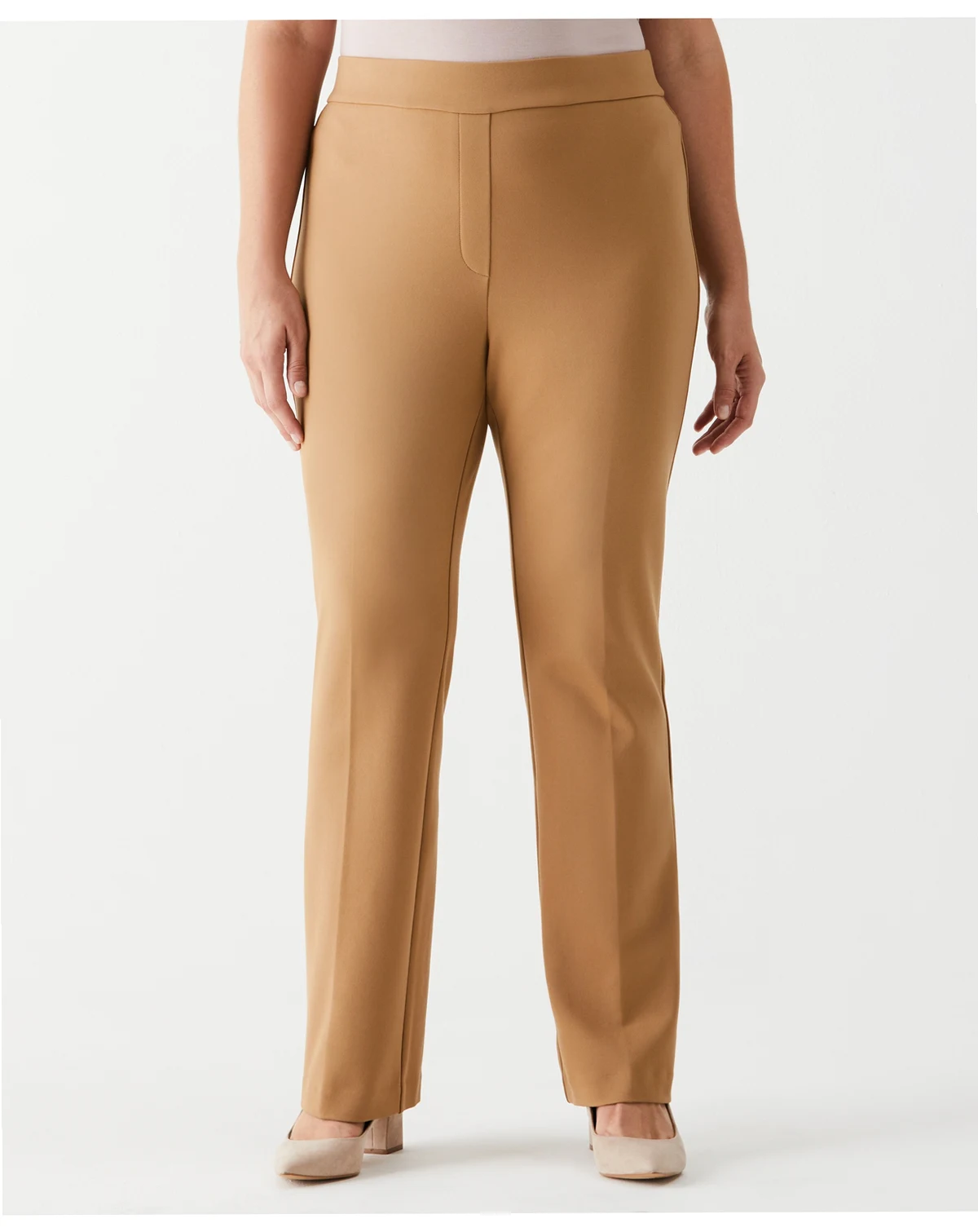 Plus Size Boot Cut Pull-On Pant