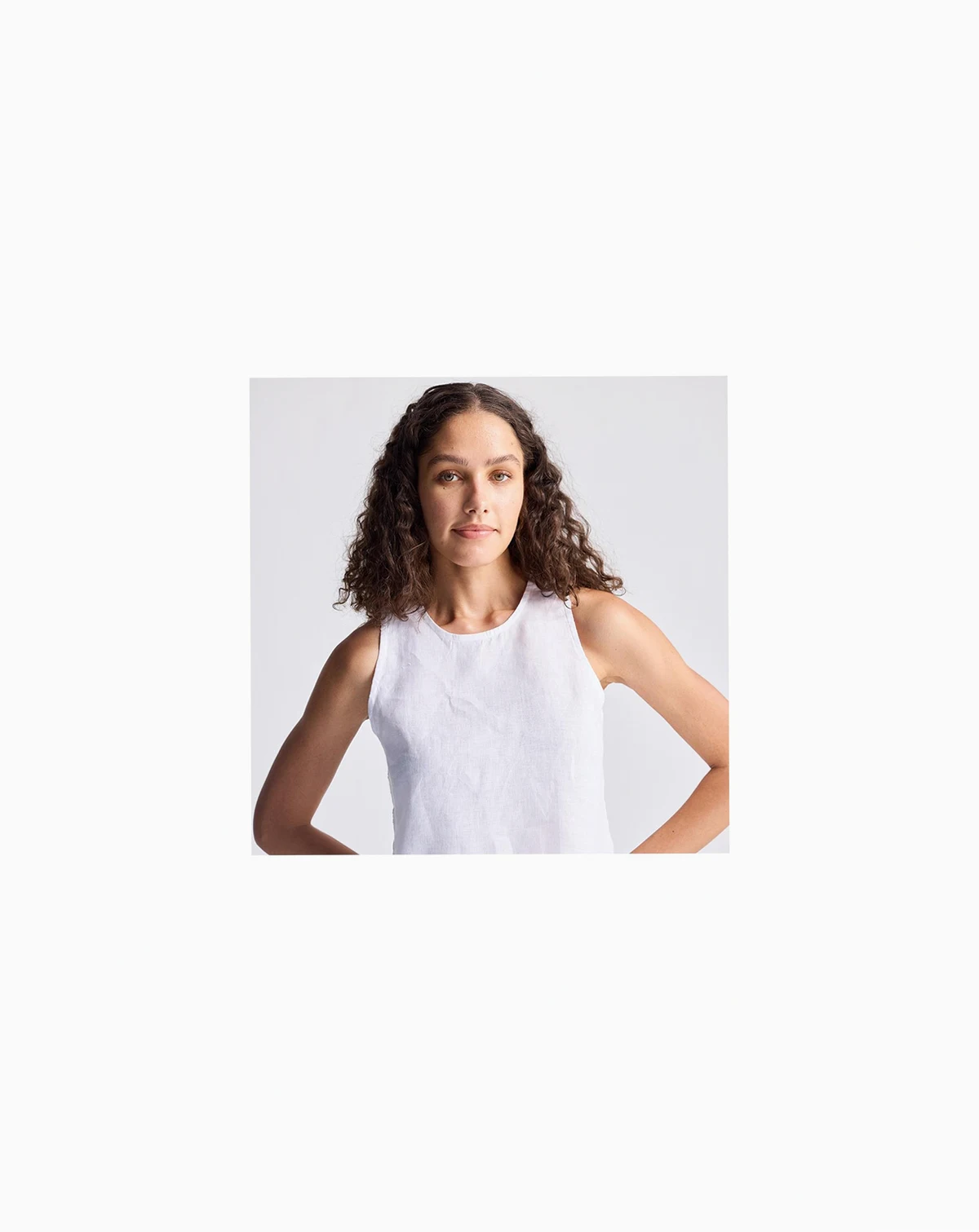 Women's Button Back Embroidered Crop Top