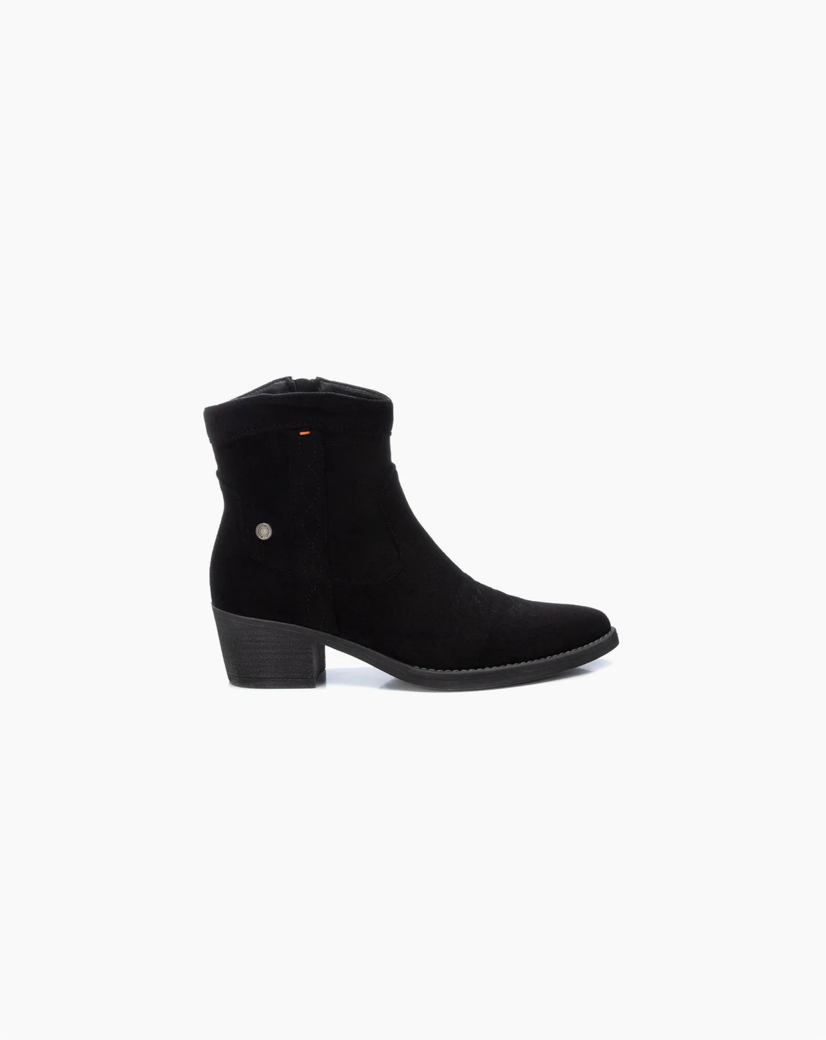 Women's Italian Western Suede Booties By