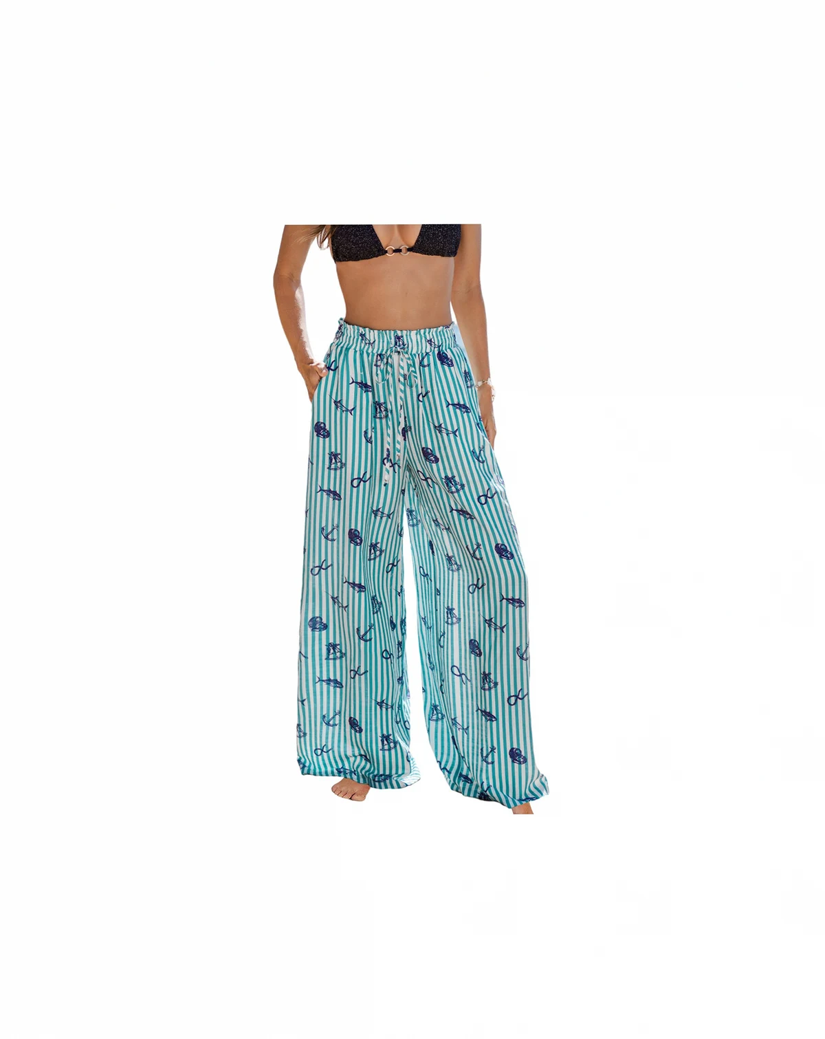 Women's Off the Reef Striped Pants