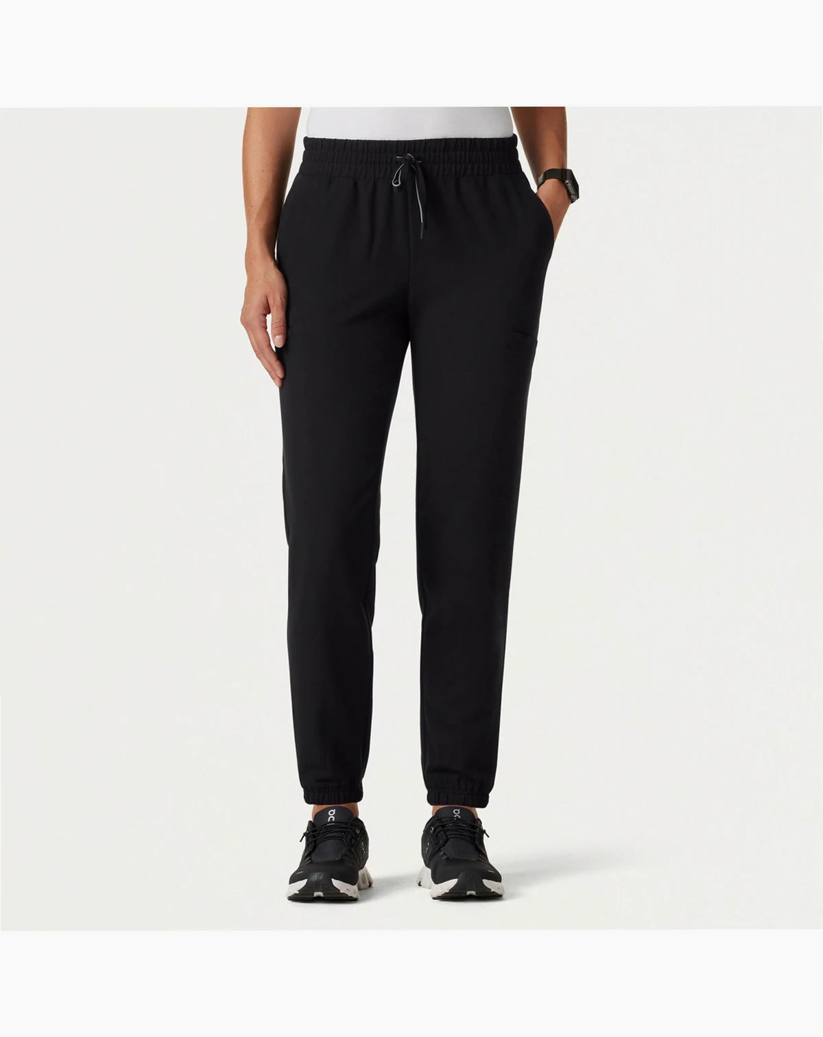 Petite Jace 7-Pocket Skinny Scrub Jogger