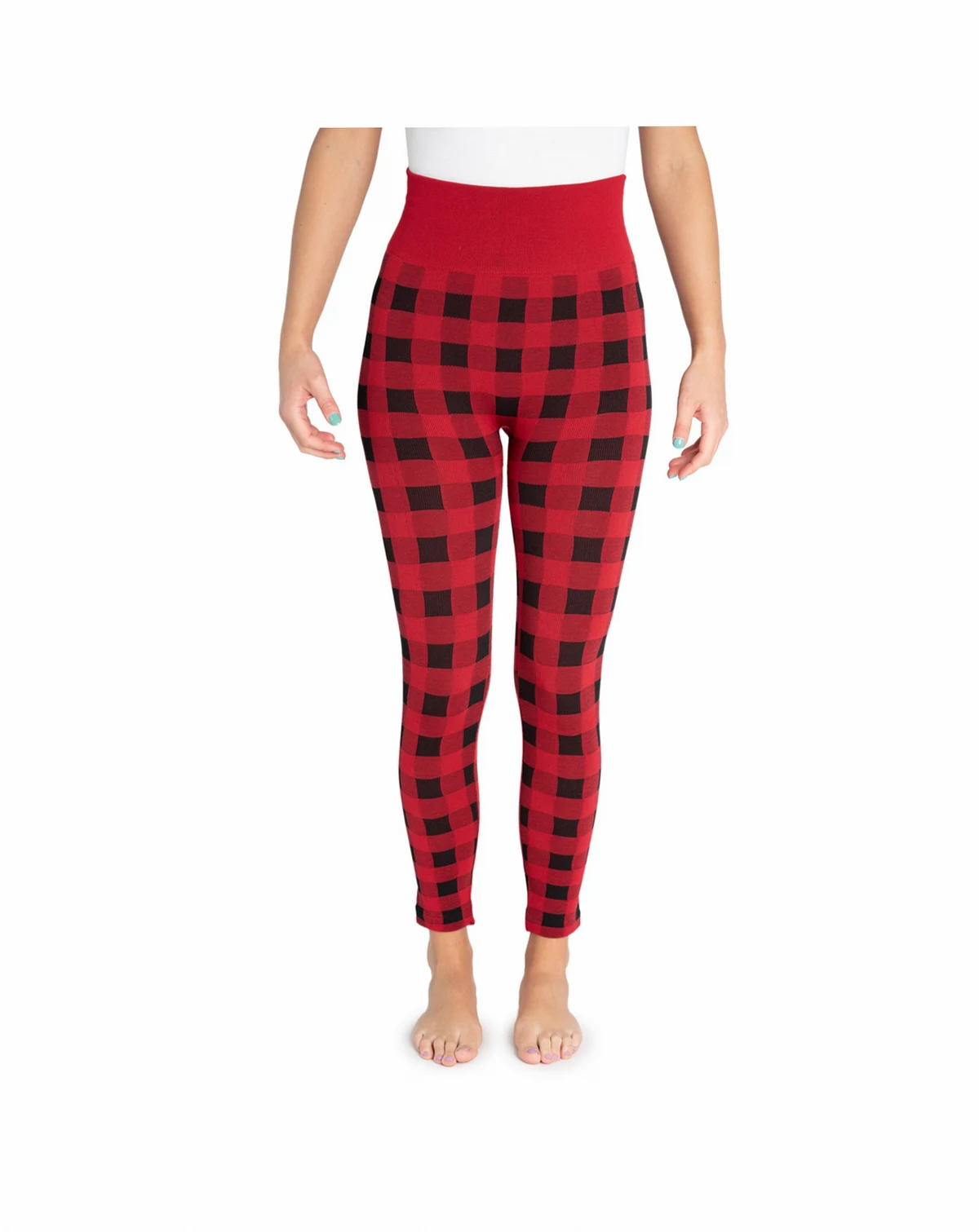 Women's 4" High Waisted Fleece Lined Leggings