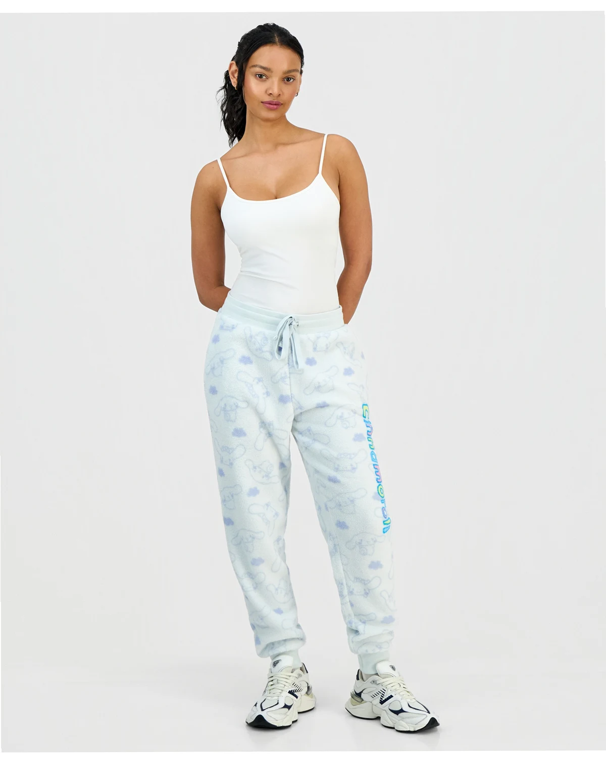 Juniors' Cinnamoroll Woobie Jogger Pants
