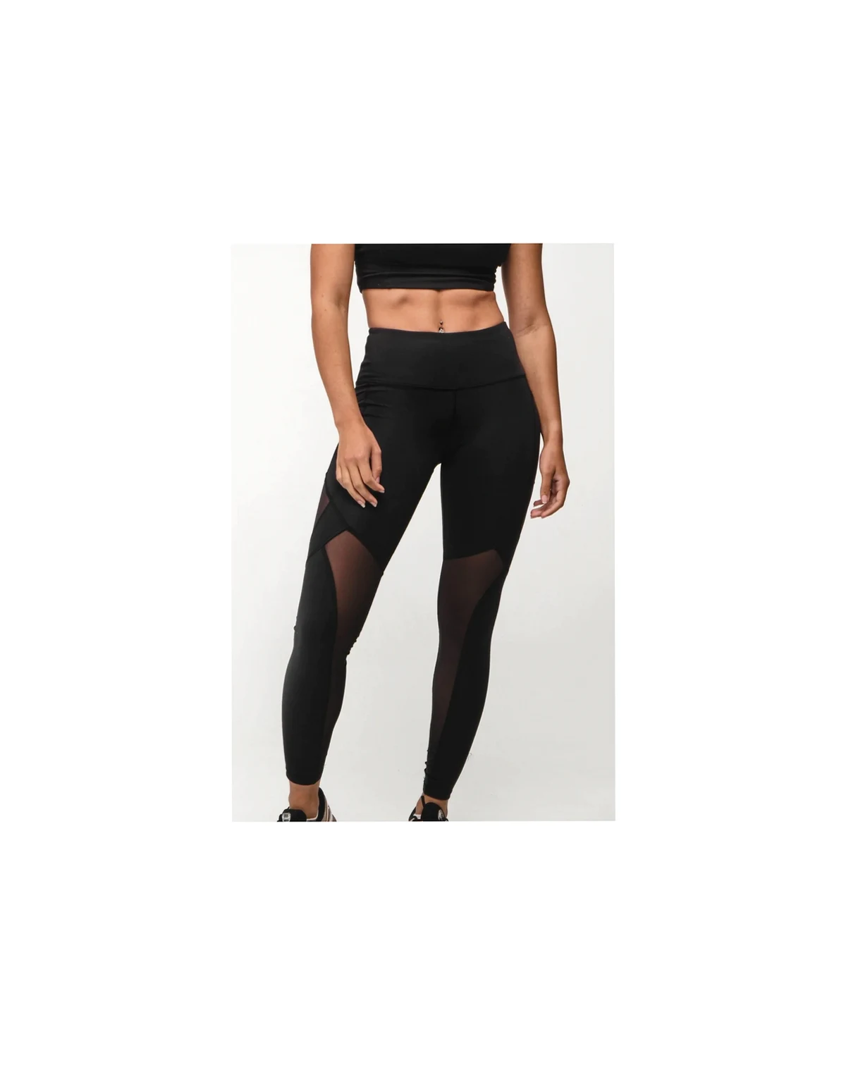 High-Rise Mesh Legging with Pockets