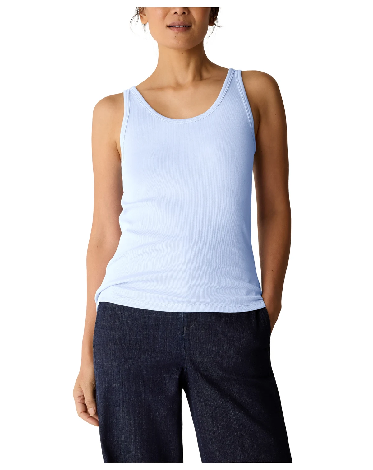 Women's Scoop Neck Slim Tank Top