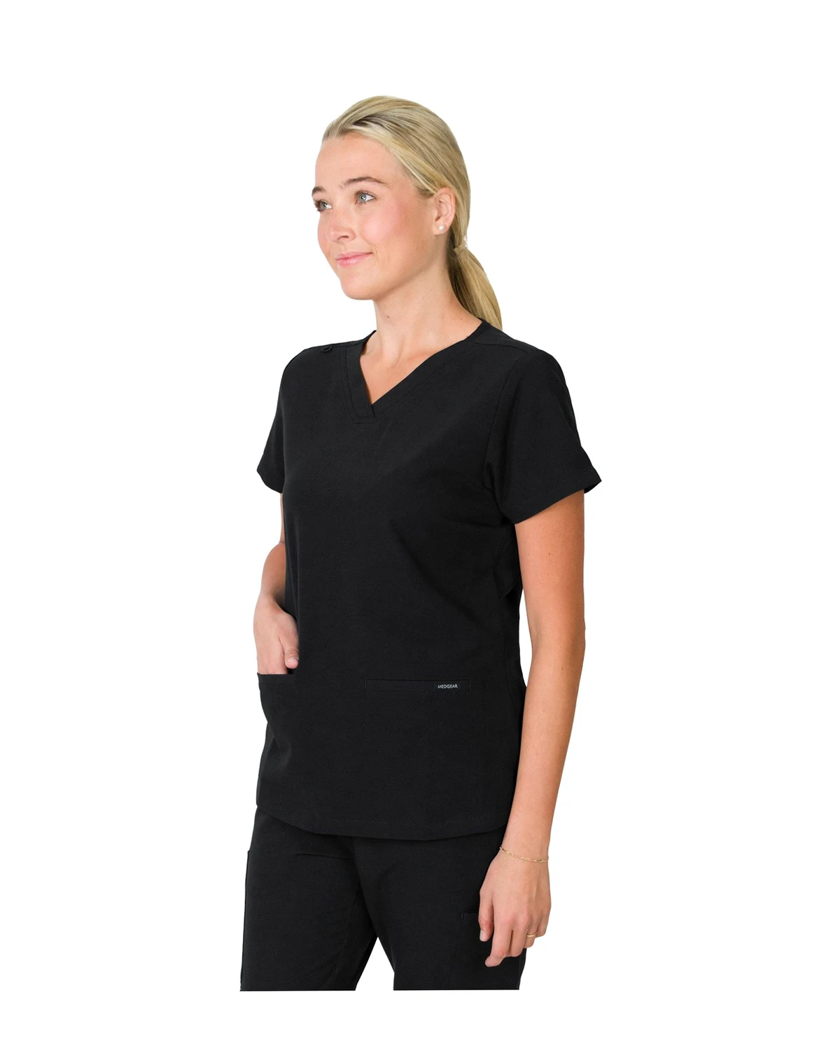 Women's Sofia Slim Scrubs Top with 3 Pockets