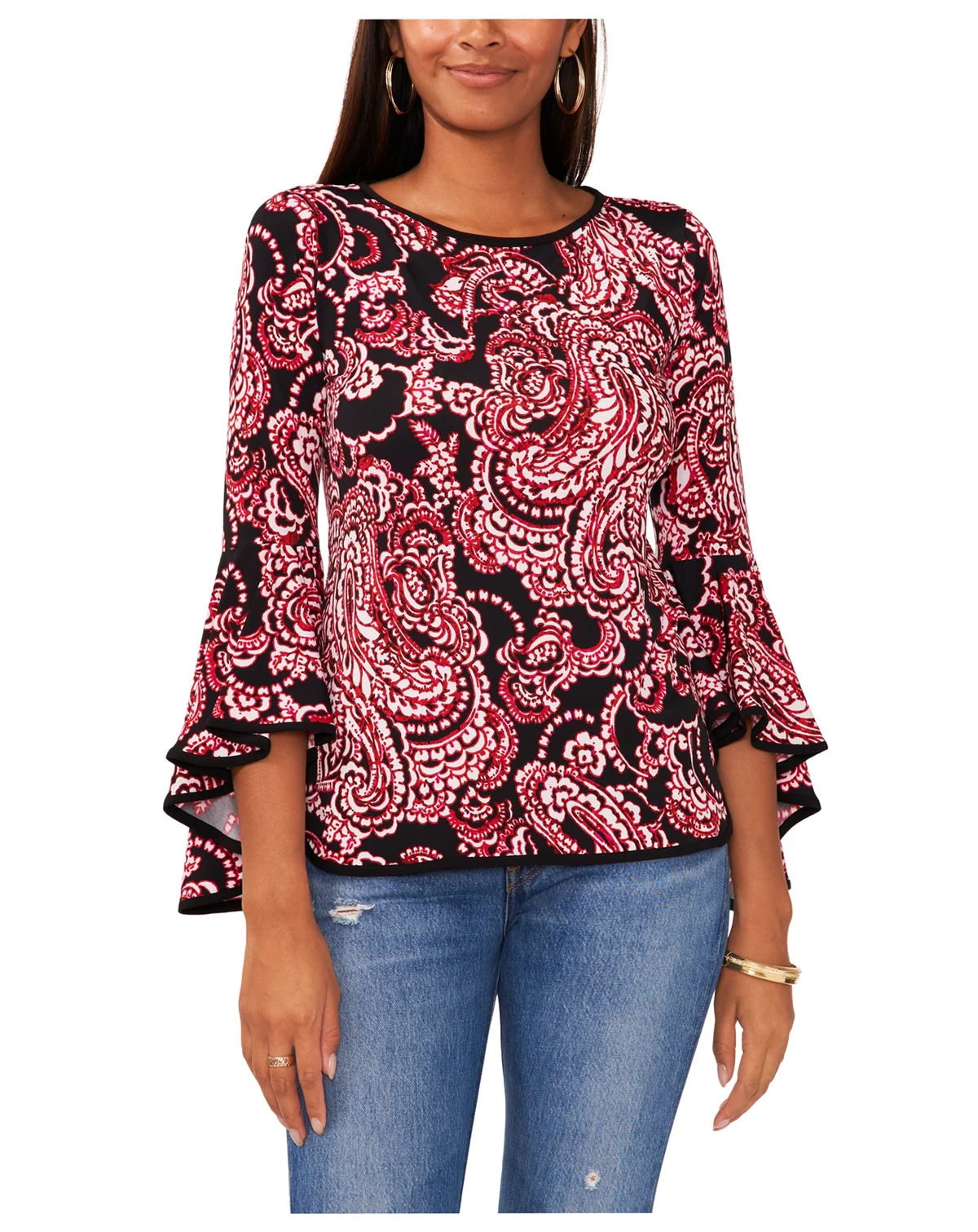 Women's Bell-Sleeve Top