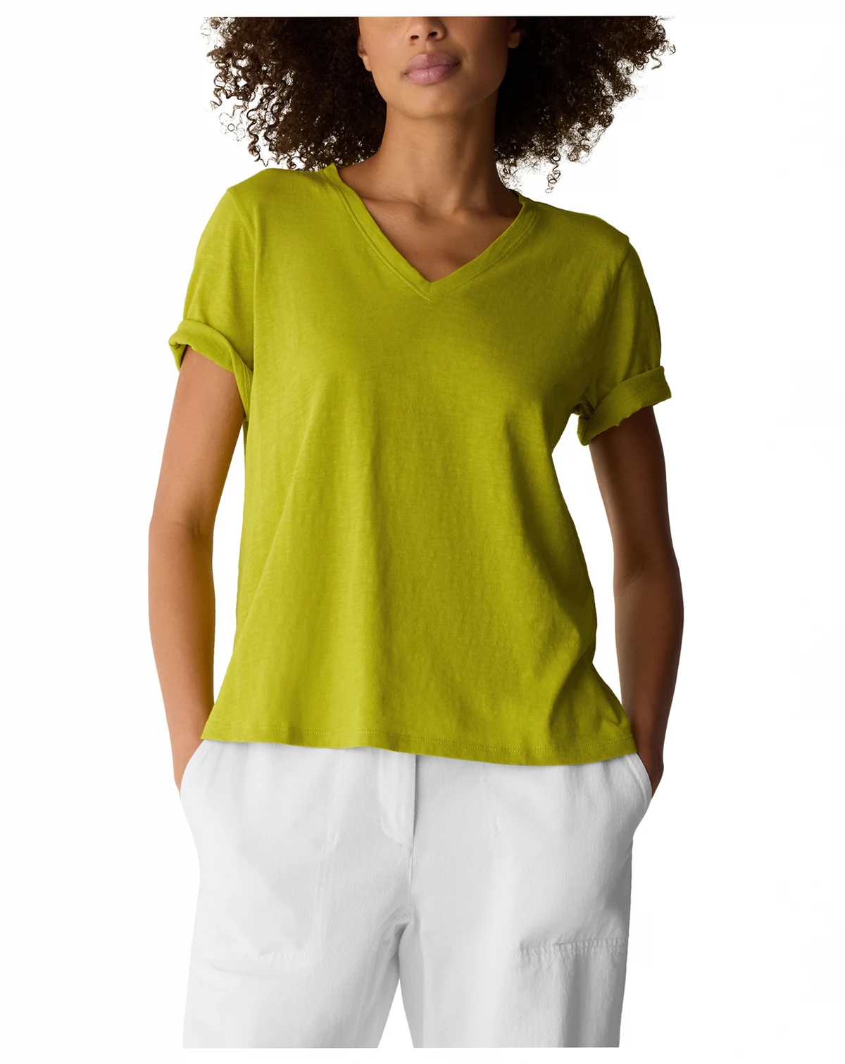 Women's V-Neck Pull-On T-Shirt