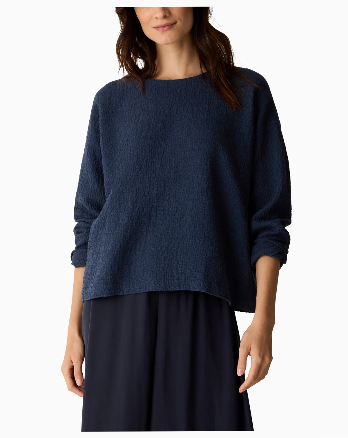 Women's Round Neck Boxy Top