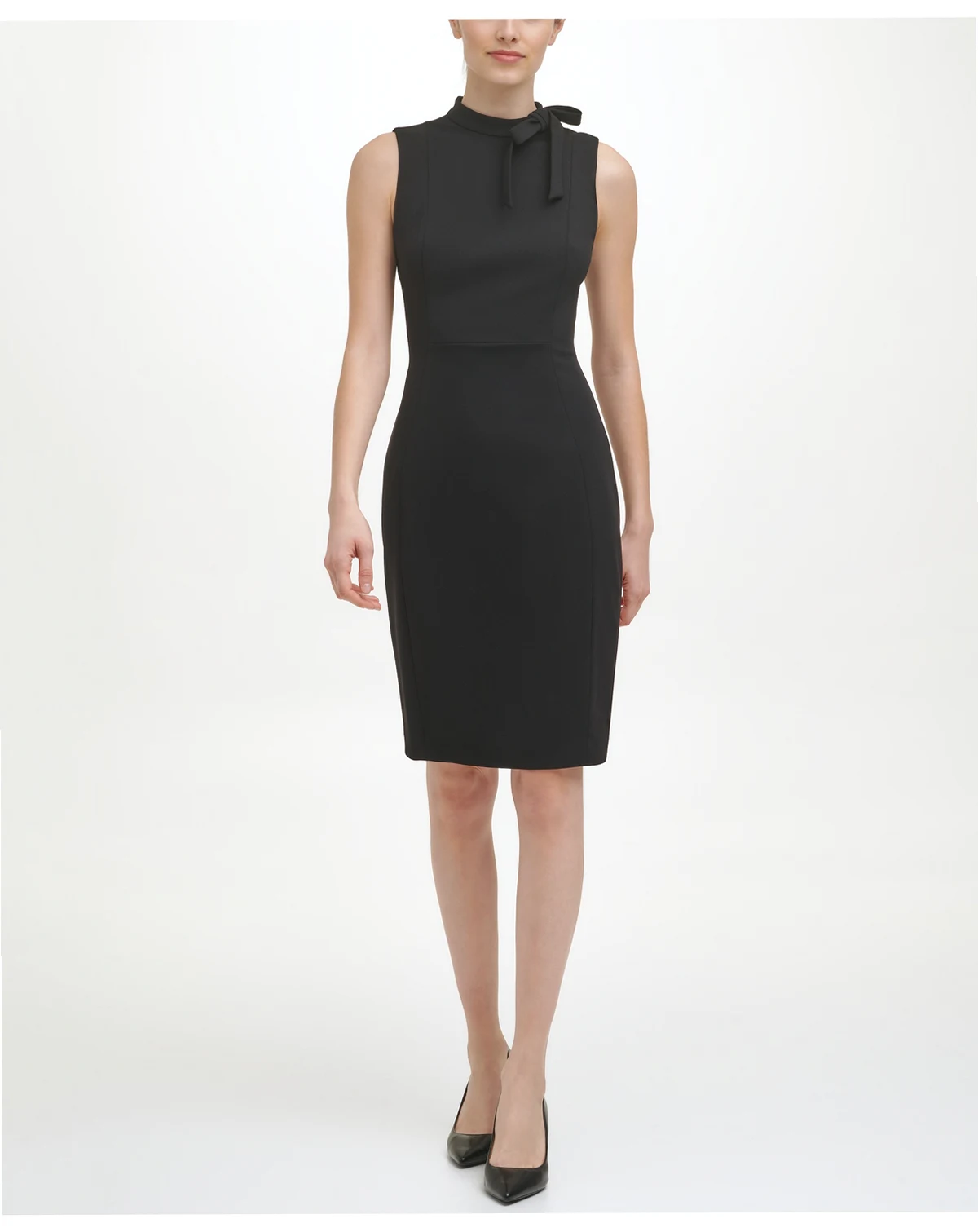 Women's Mock Neck Short Dress