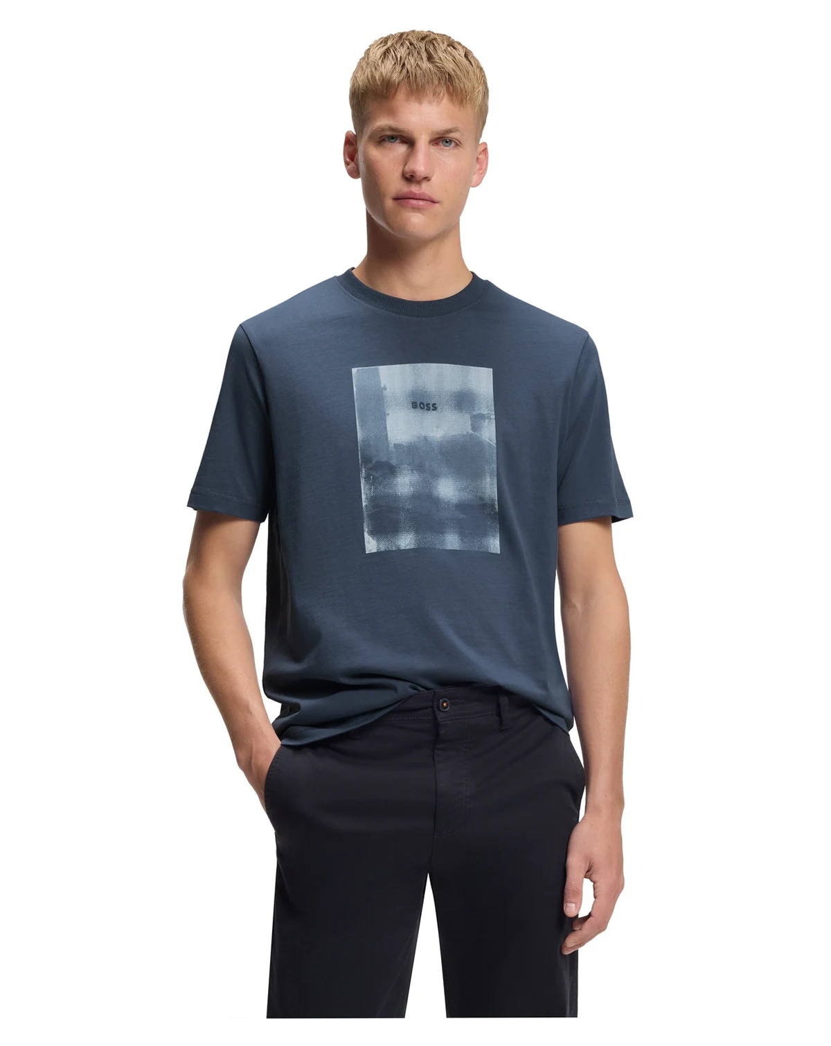 Men's Printed Artwork Cotton-Jersey T-Shirt