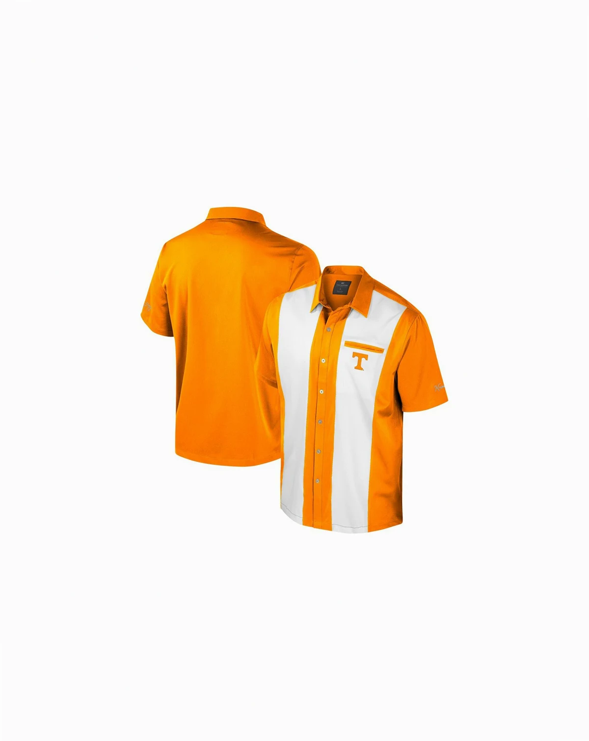 Men's Tennessee Orange Tennessee Volunteers Strike Bowling Button-Up Shirt