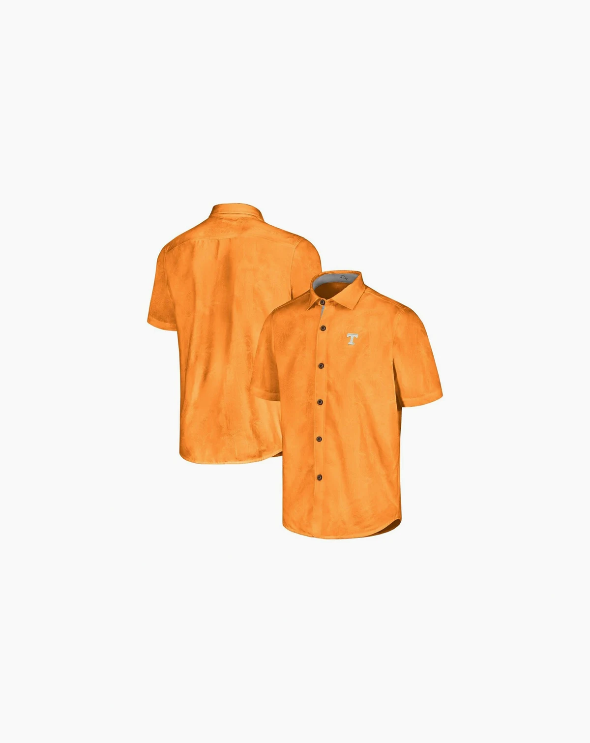 Men's Tennessee Orange Tennessee Volunteers Sport Coconut Point Palm Vista IslandZone Button-Up Shirt