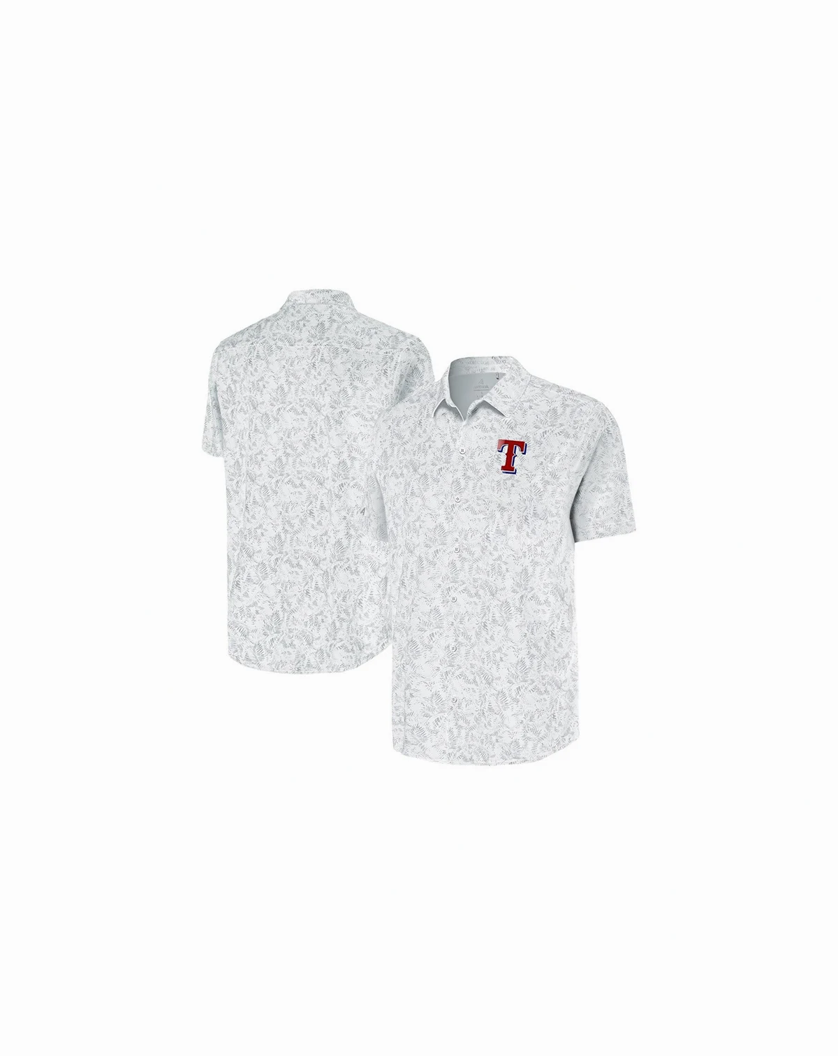 Men's White Texas Rangers Lush Button-Up Shirt