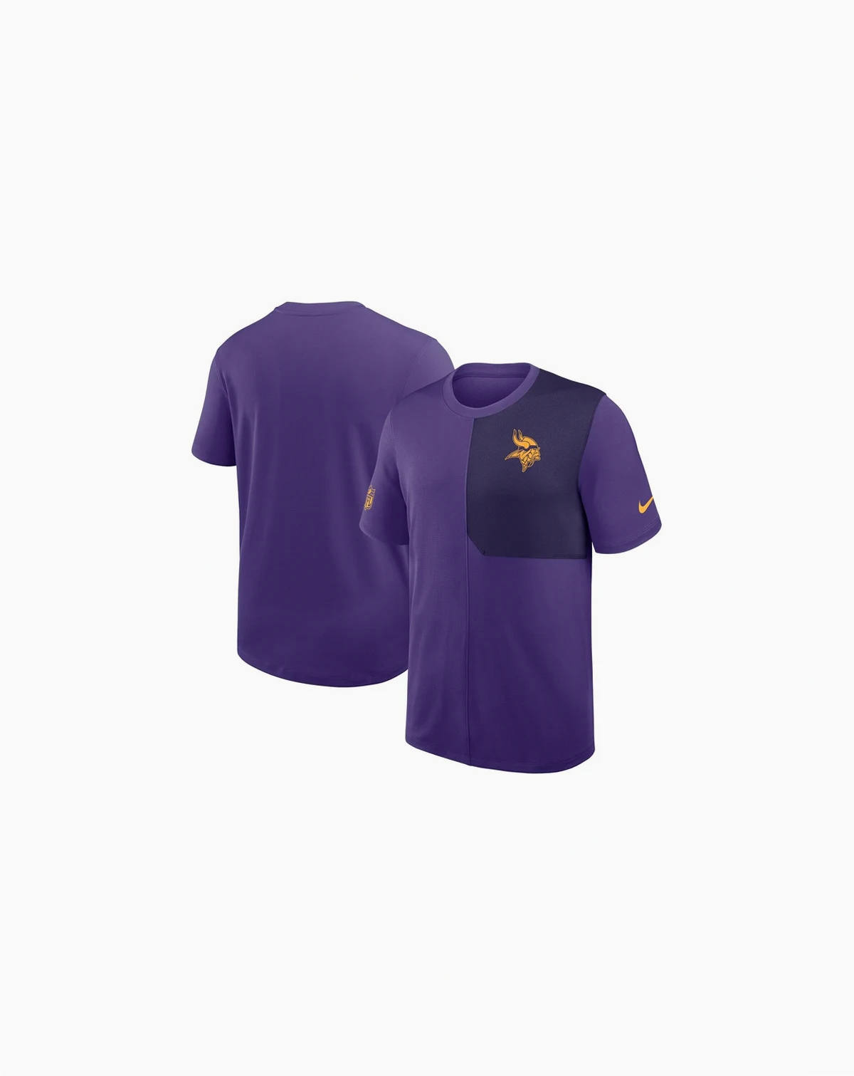 Men's Purple Minnesota Vikings Sideline UV Performance Coach Shirt