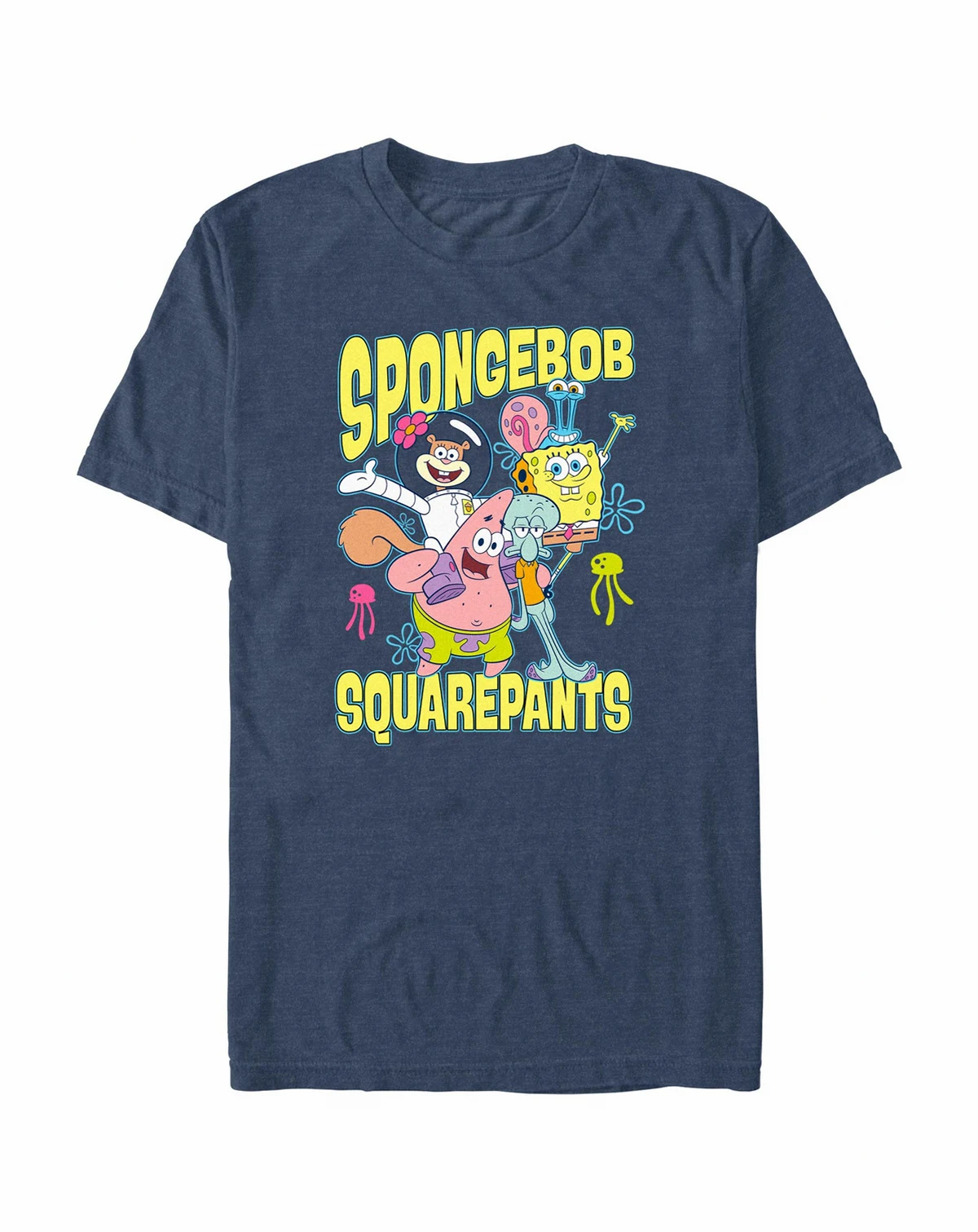 Men's Happy SpongeBob Hug Short Sleeve T-Shirt