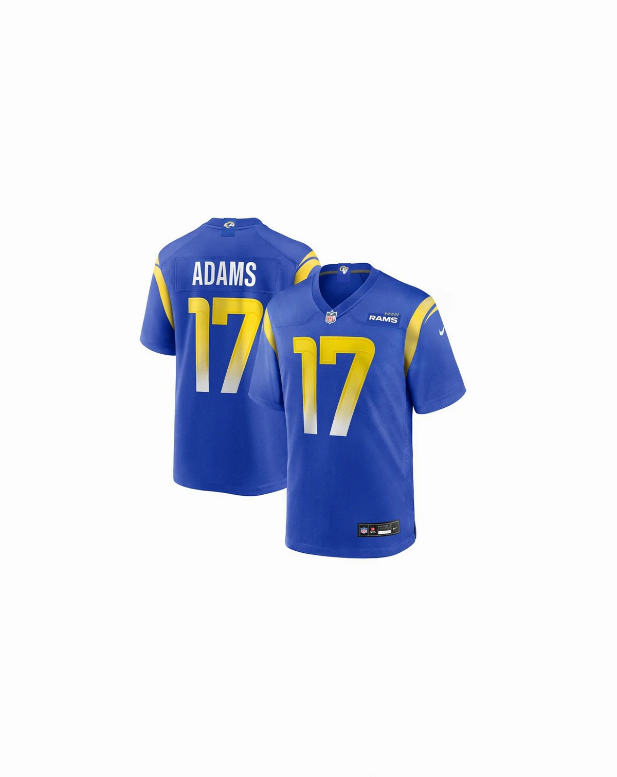 Men's Davante Adams Royal Los Angeles Rams Game Player Jersey
