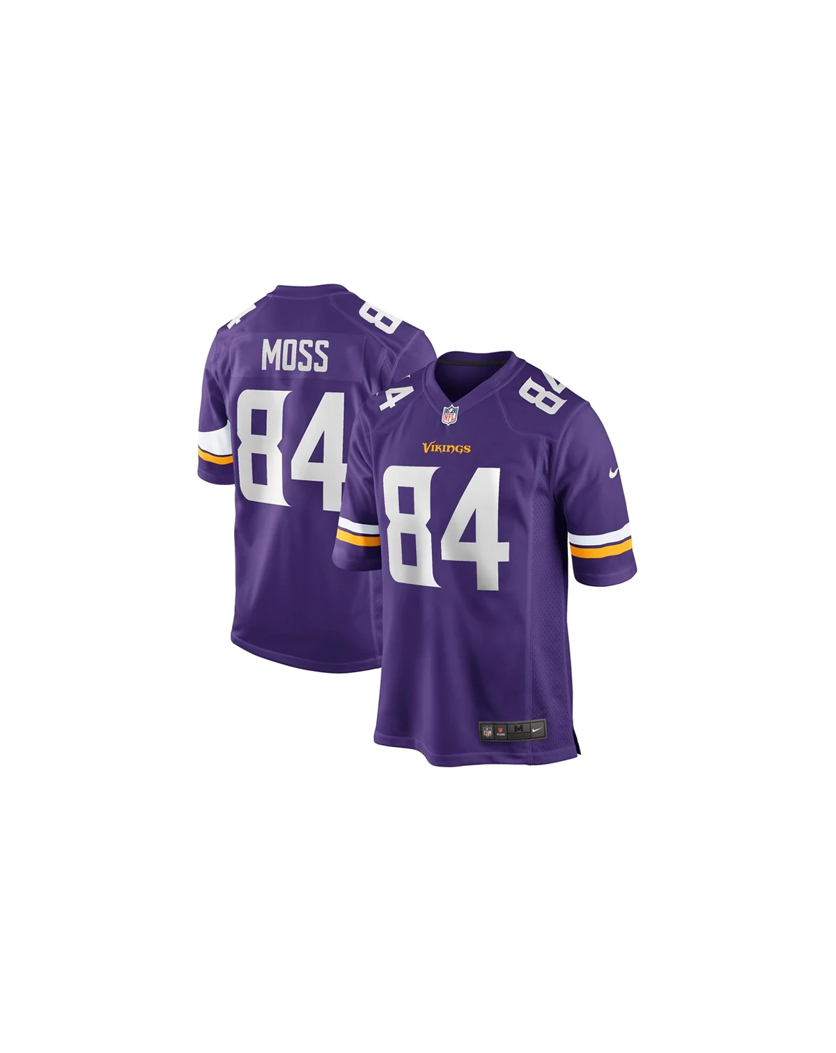 Men's Randy Moss Purple Minnesota Vikings Game Retired Player Jersey