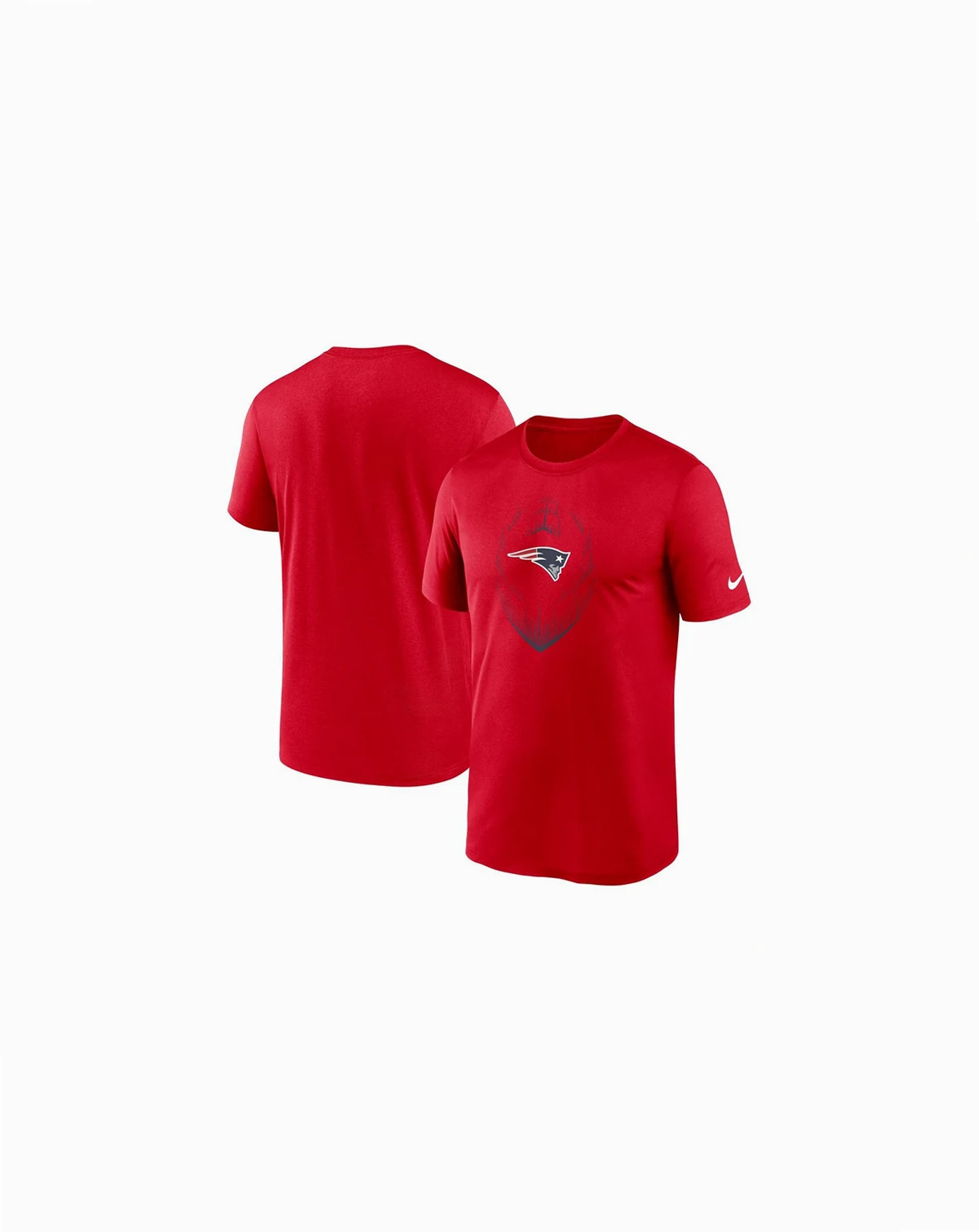 Men's Red New England Patriots Primetime Legend Icon Performance T-Shirt