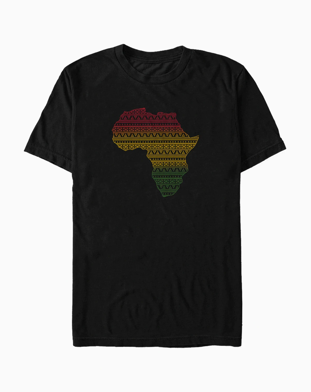 Men's Africa Pattern Short Sleeve T-shirt