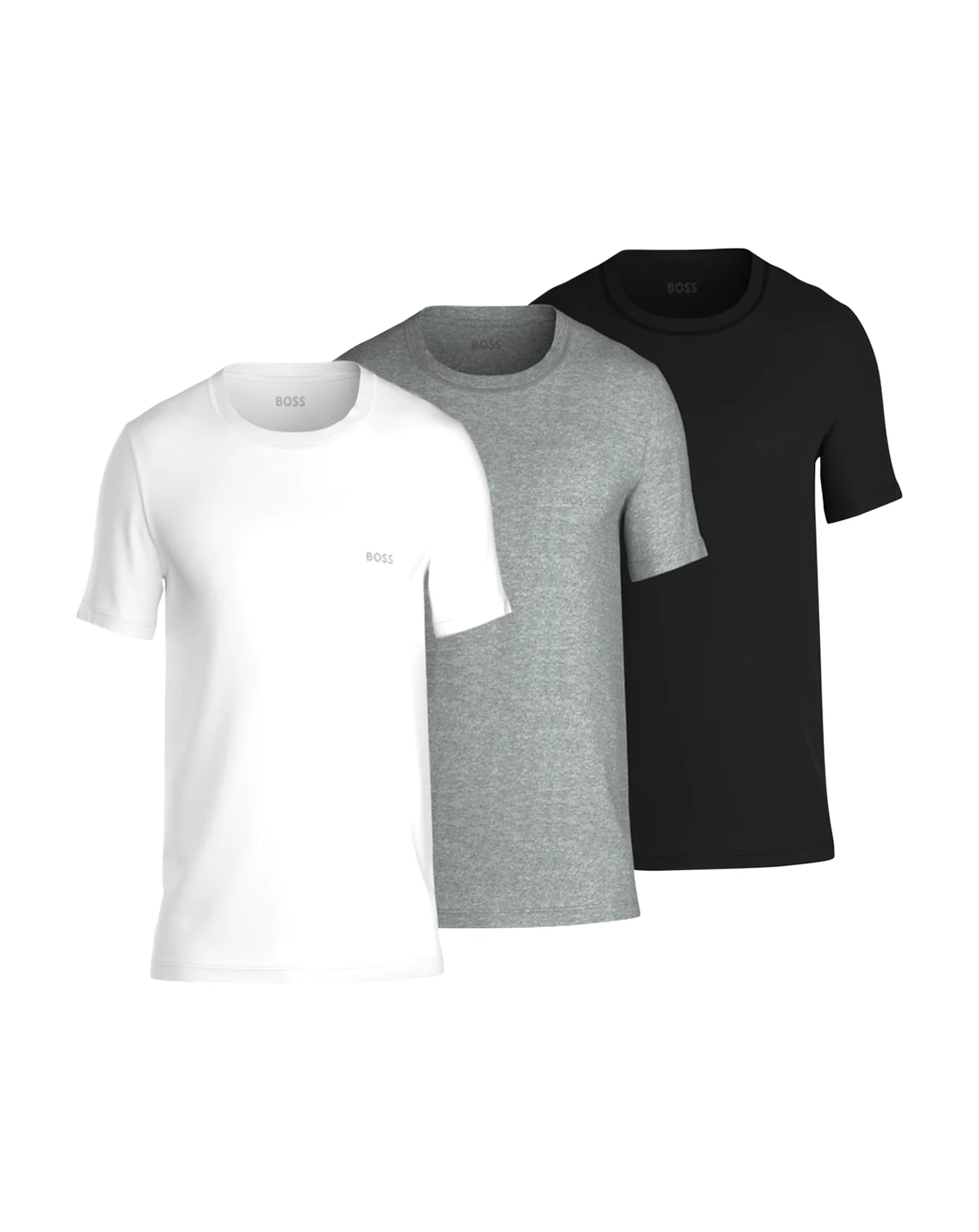 Men's 3-Pack Classic Assorted Solid Color Crewneck T-Shirts