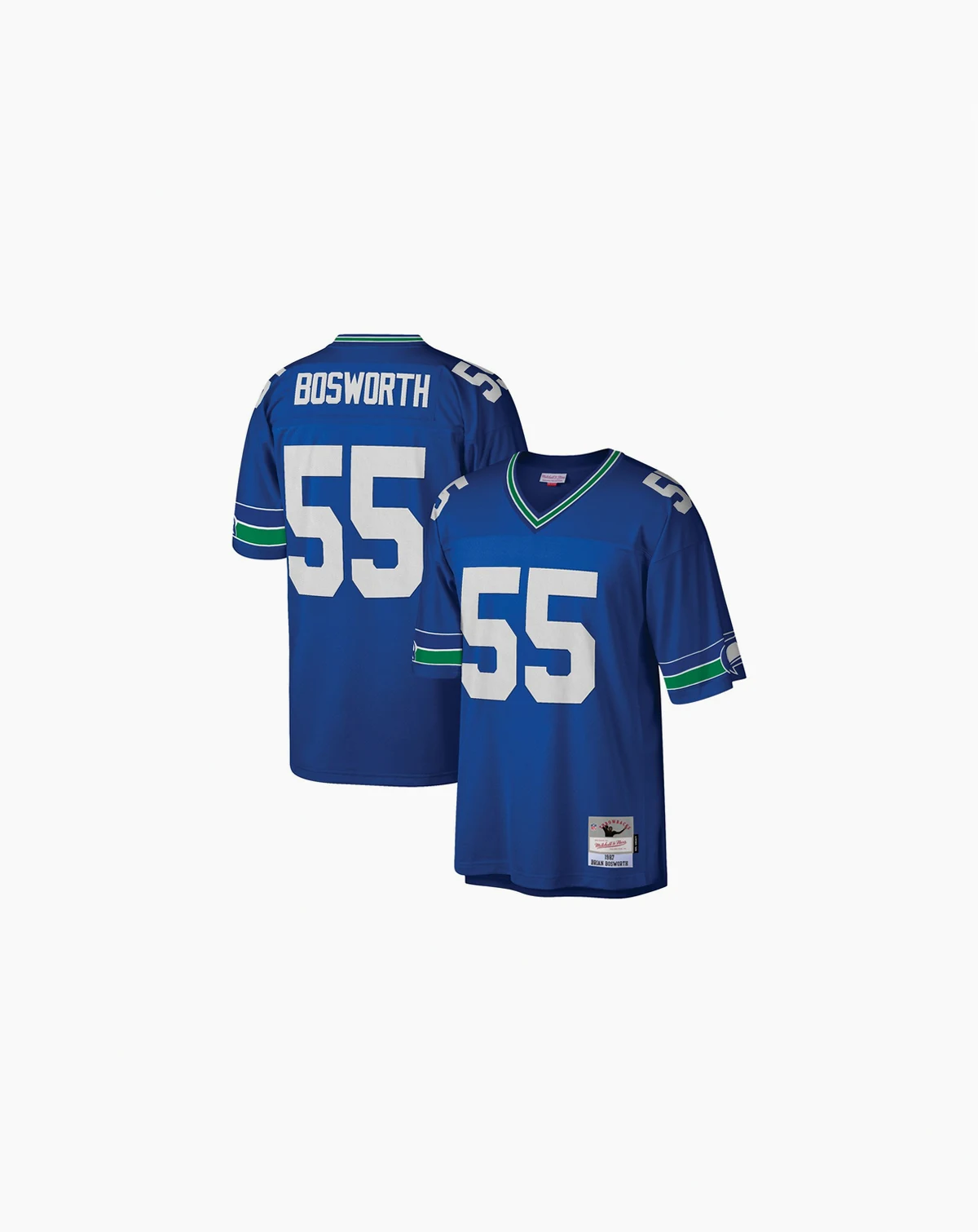 Men's Brian Bosworth Royal Seattle Seahawks Legacy Replica Jersey