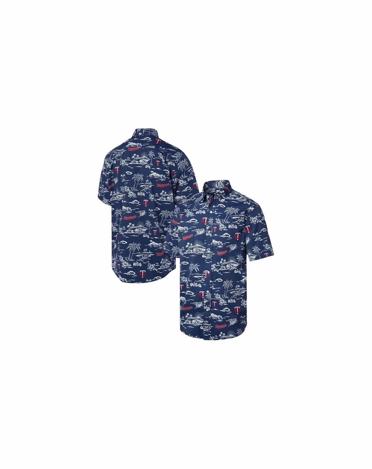 Men's Navy Minnesota Twins Kekai Performance Button-Down Shirt