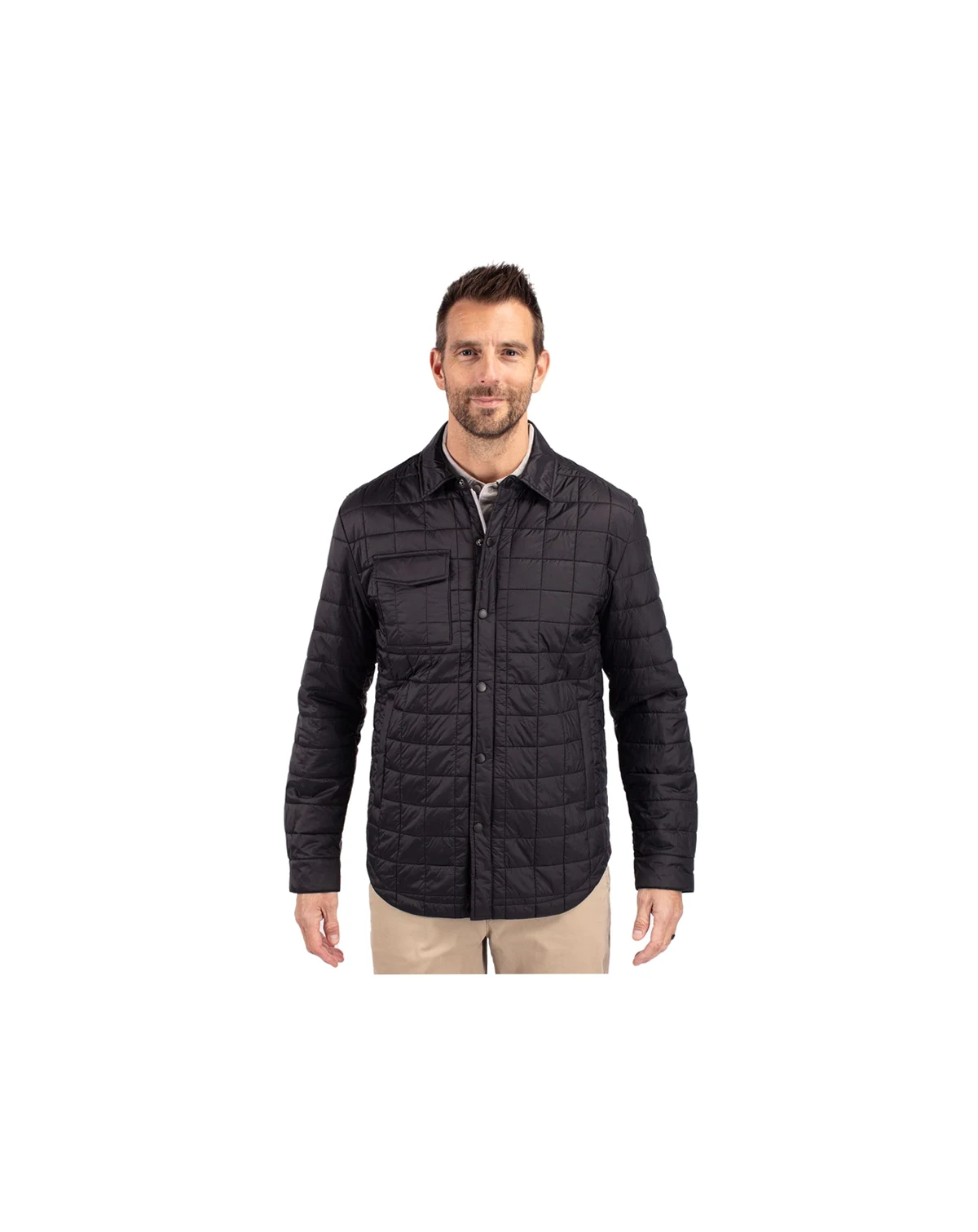 Big & Tall Rainier PrimaLoft Eco Insulated Quilted Shirt Jacket