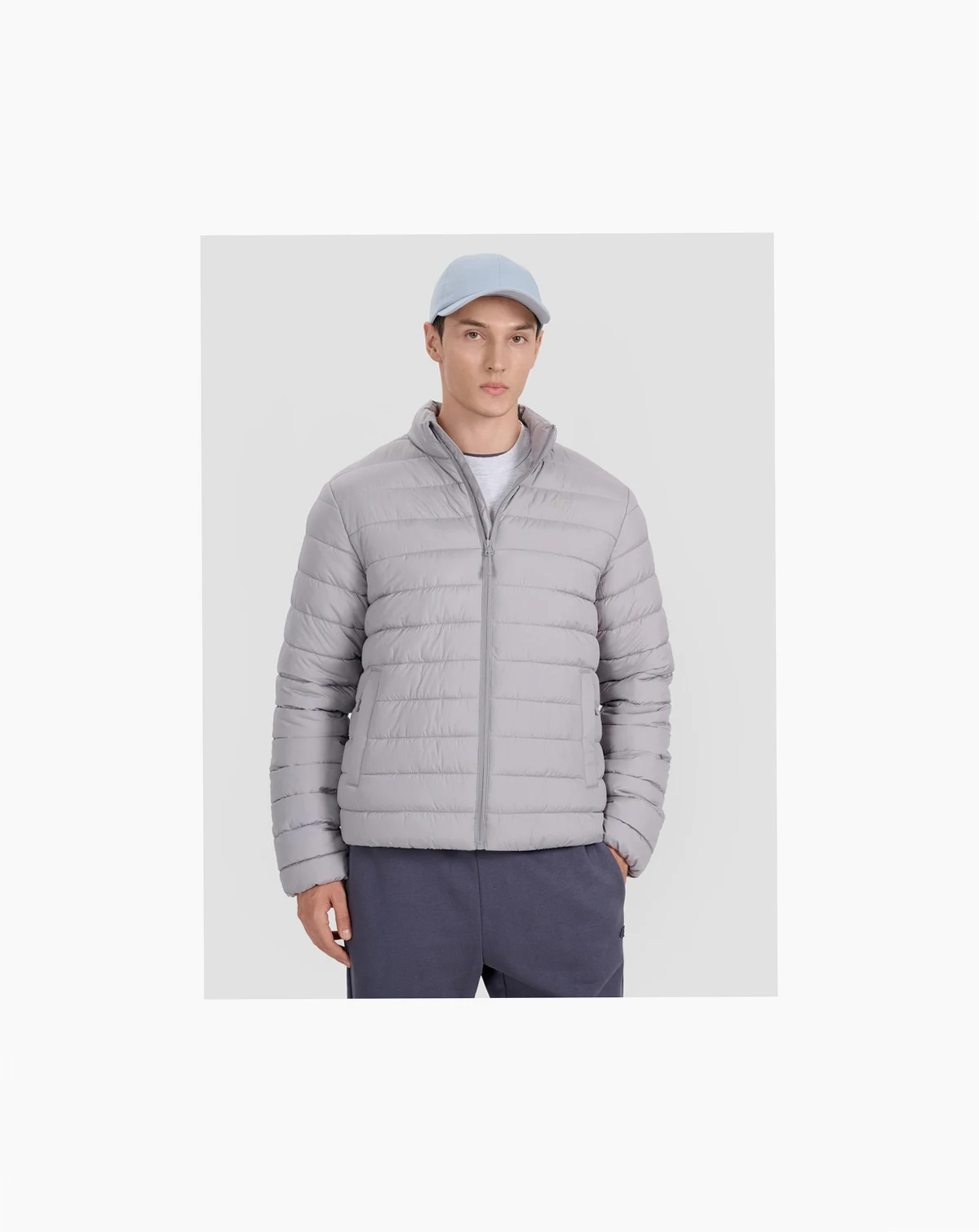 Men's Puffer Jacket With Synthetic Filling