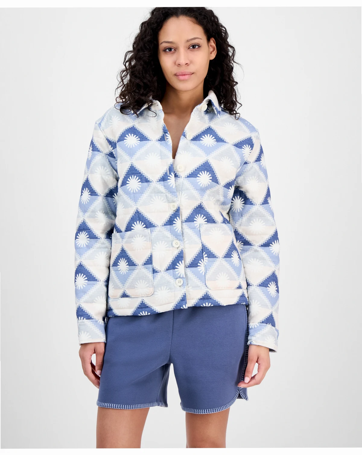 Women's Quilted Sun Shirt Jacket
