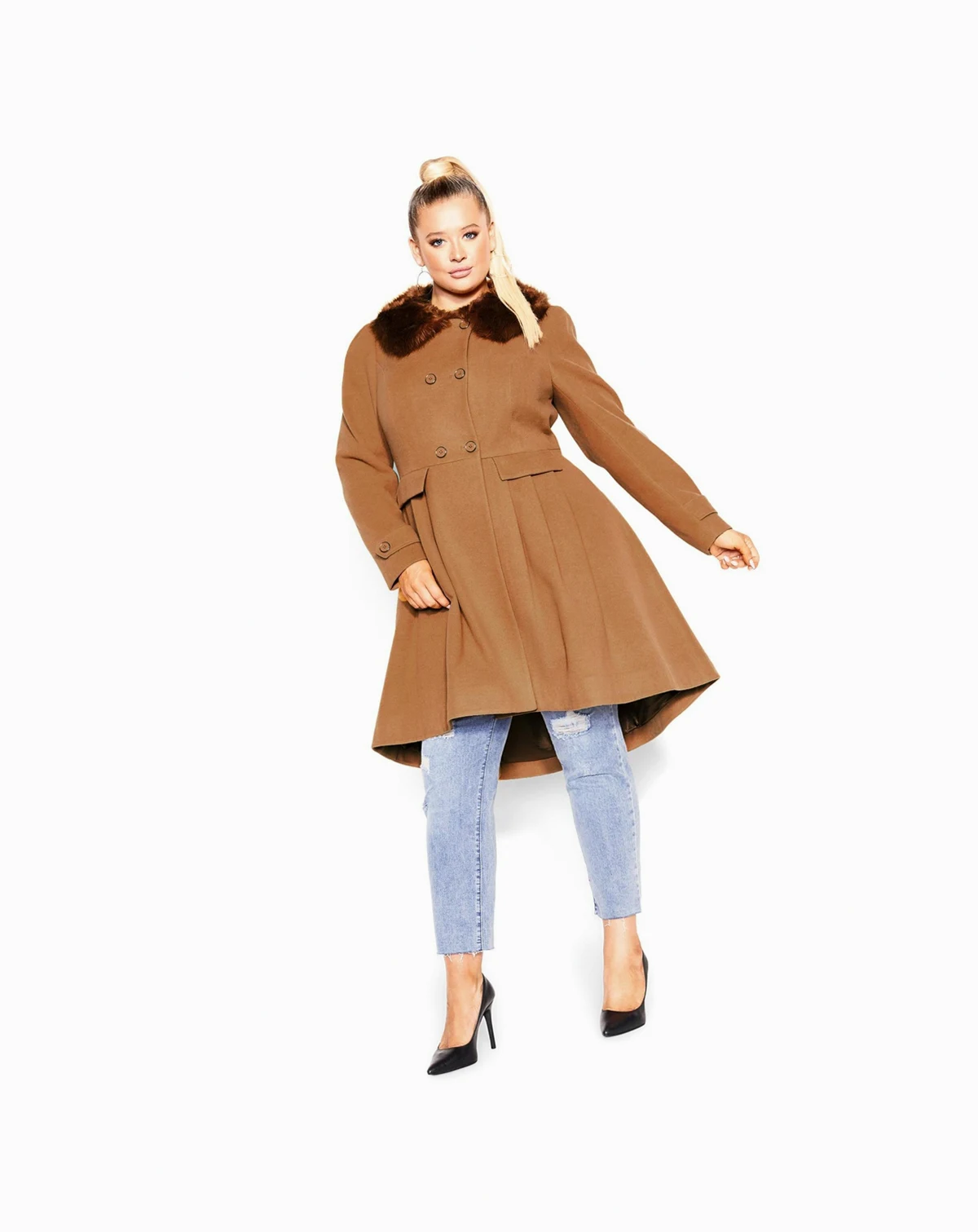 Plus Size Women's Grandiose Coat