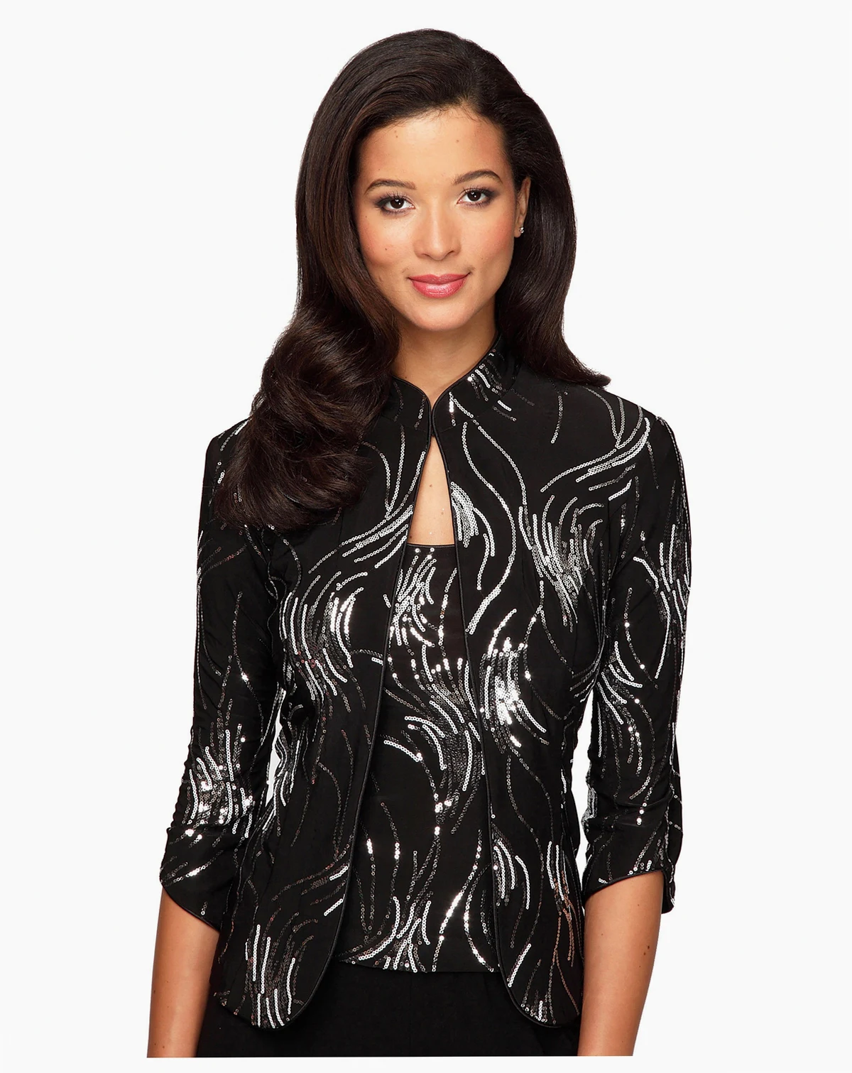 Petite 2-Pc. Sequined Twinset