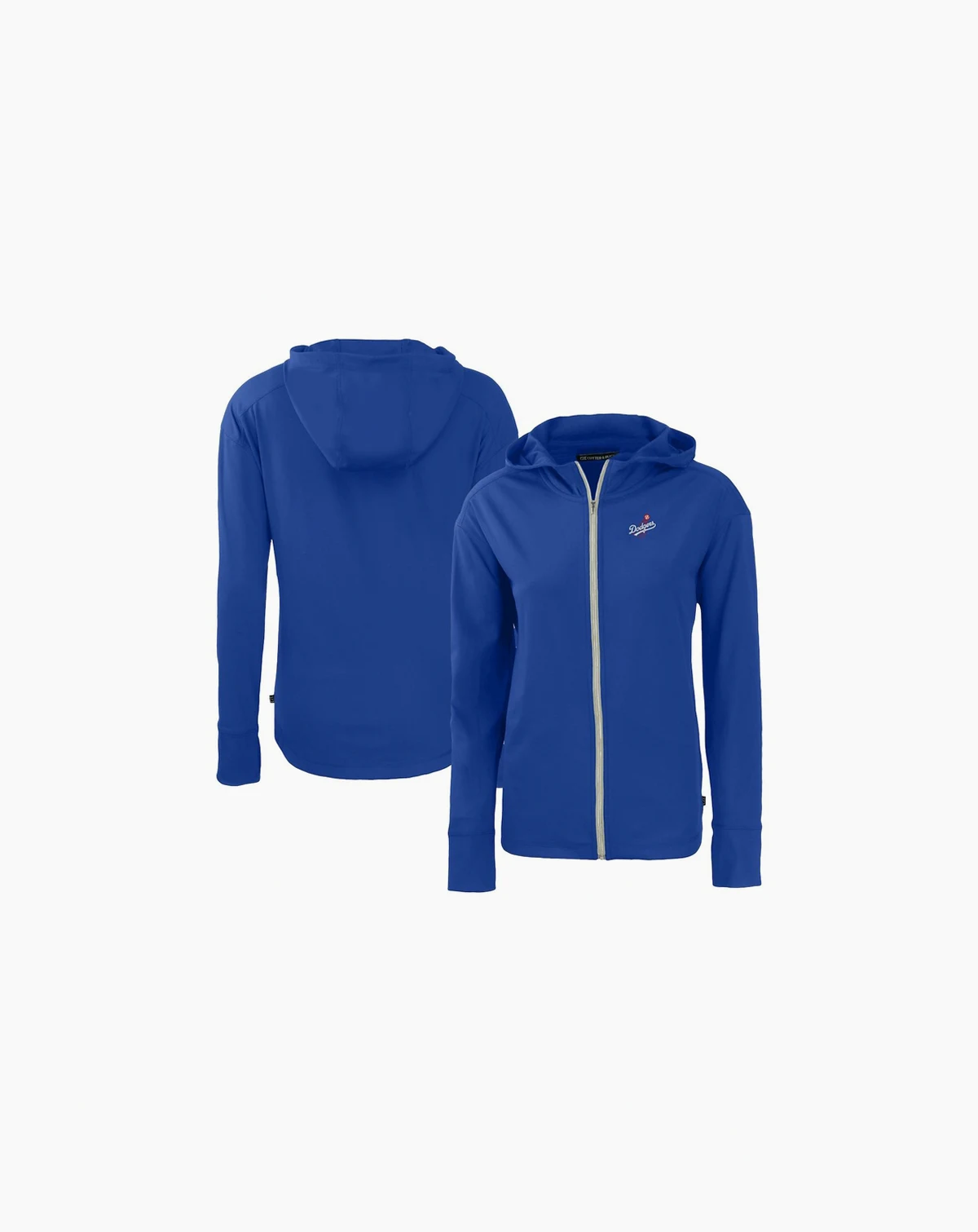 Women's Royal Los Angeles Dodgers Daybreak Eco Full-Zip Hoodie Jacket