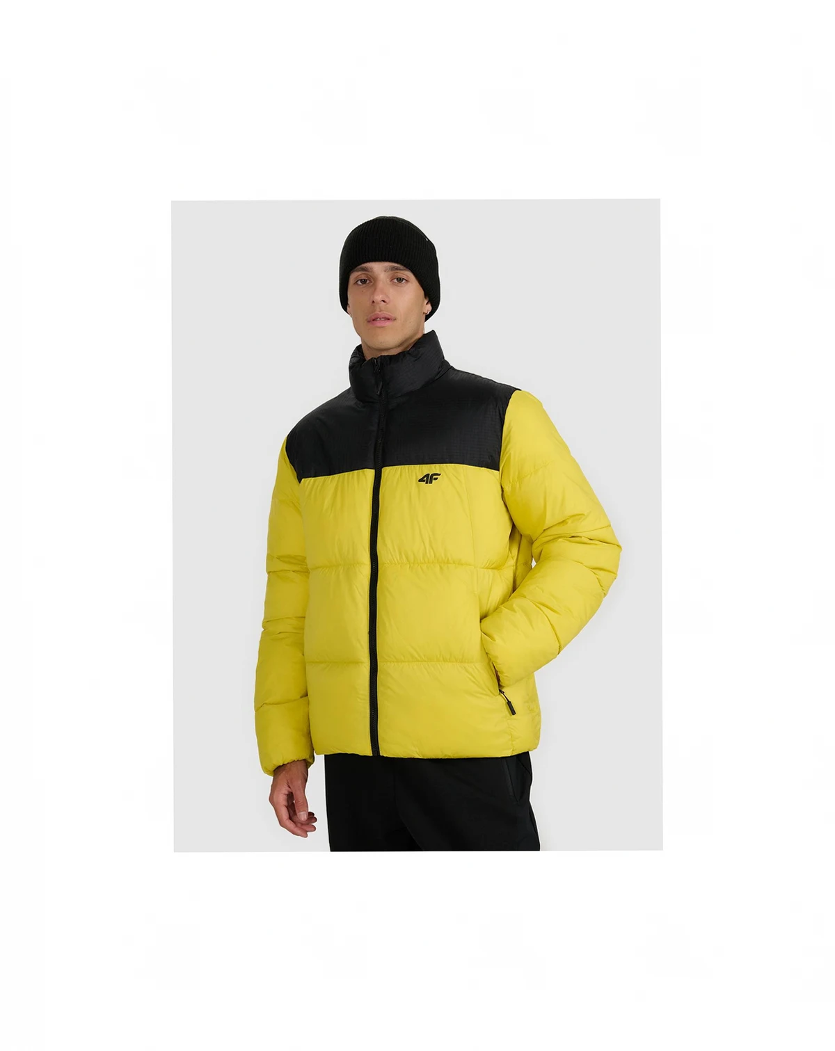 Men's Down Jacket With Synthetic Filling