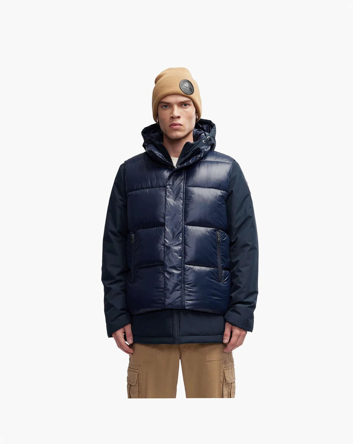 Men's Kiet 3 In 1 Padded Jacket with Inner Removable Lightweight Vest