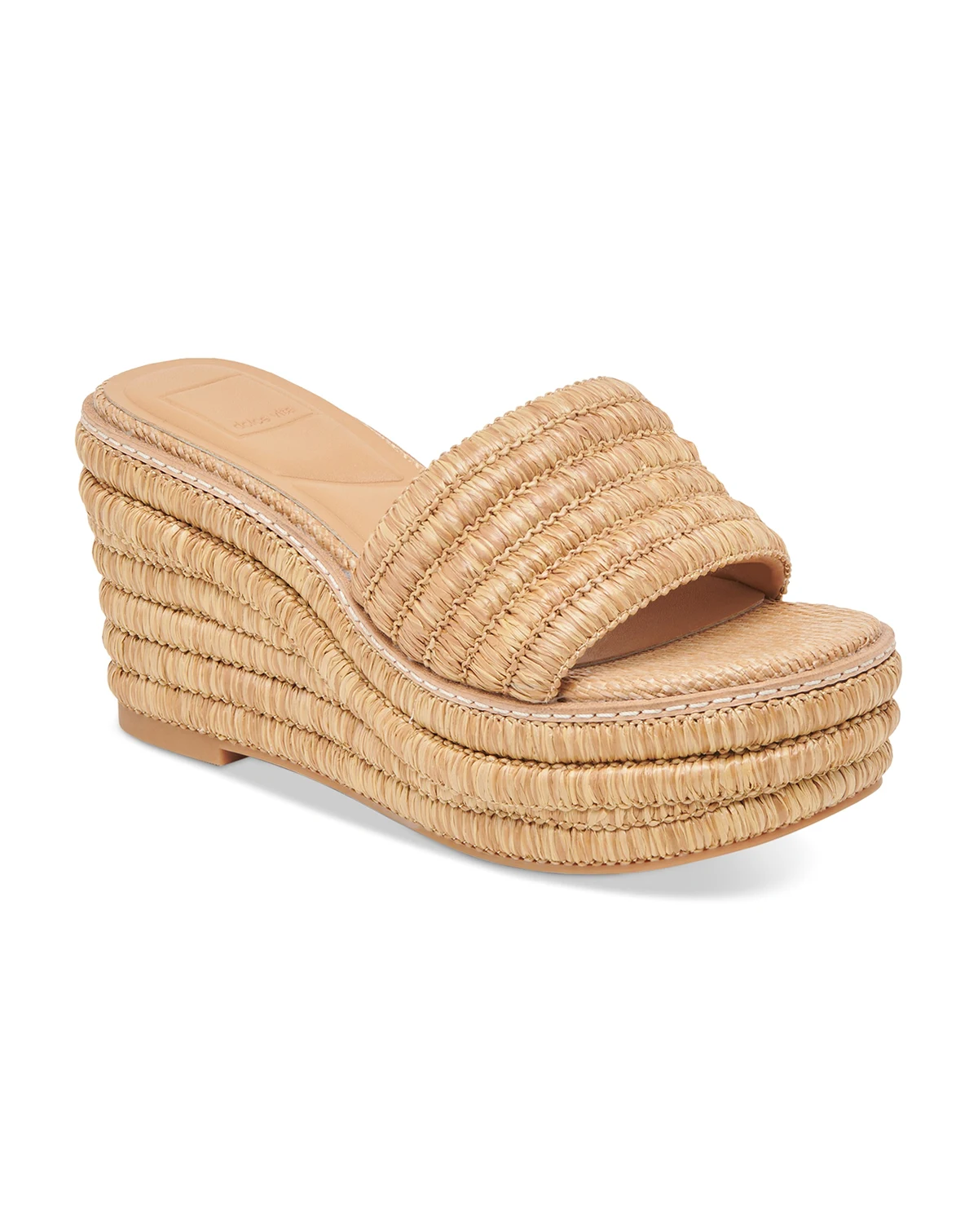 Women's Throne Platform Raffia Wedge Sandals